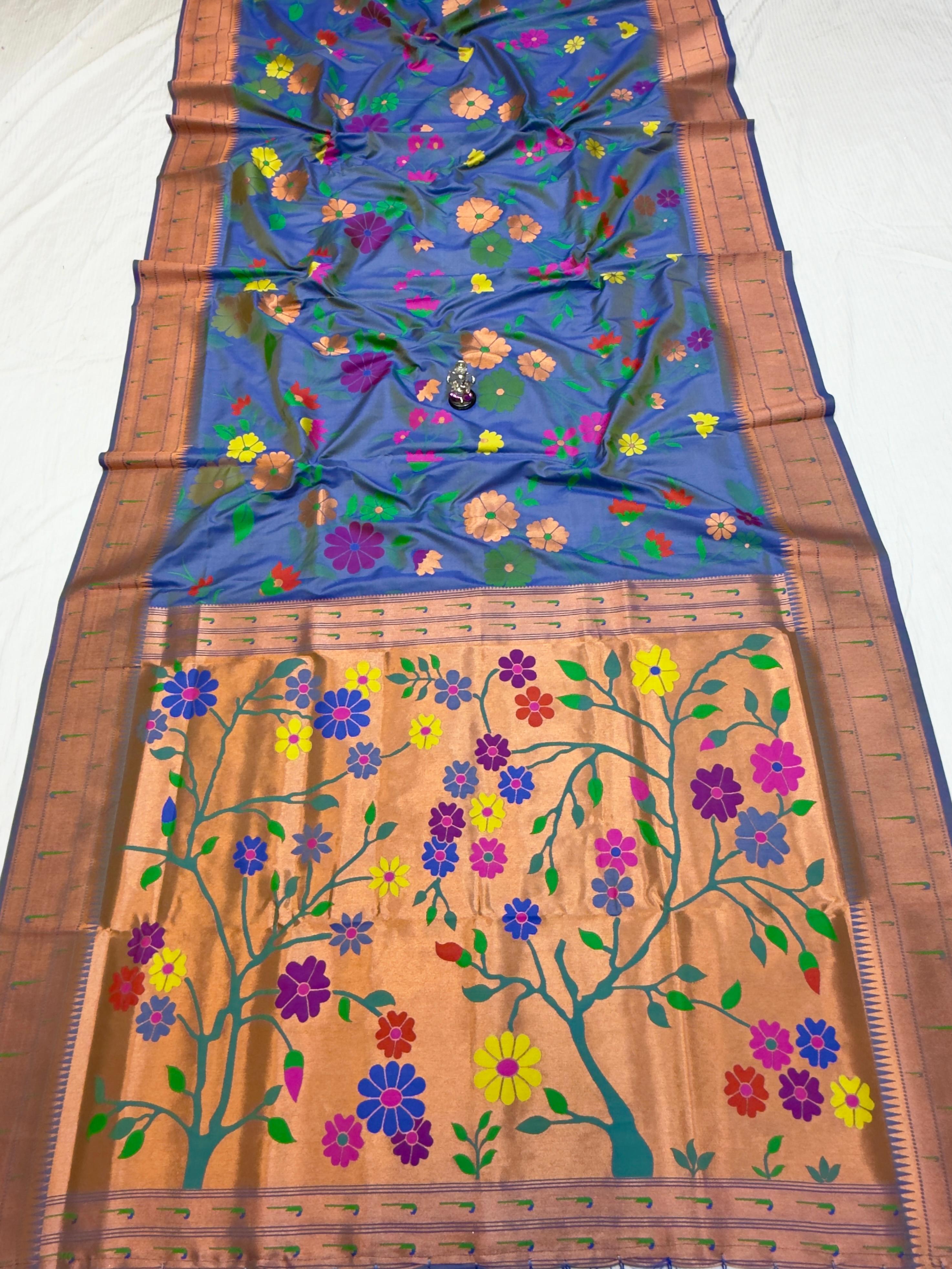 Premium Brocade Paithani Silk Saree