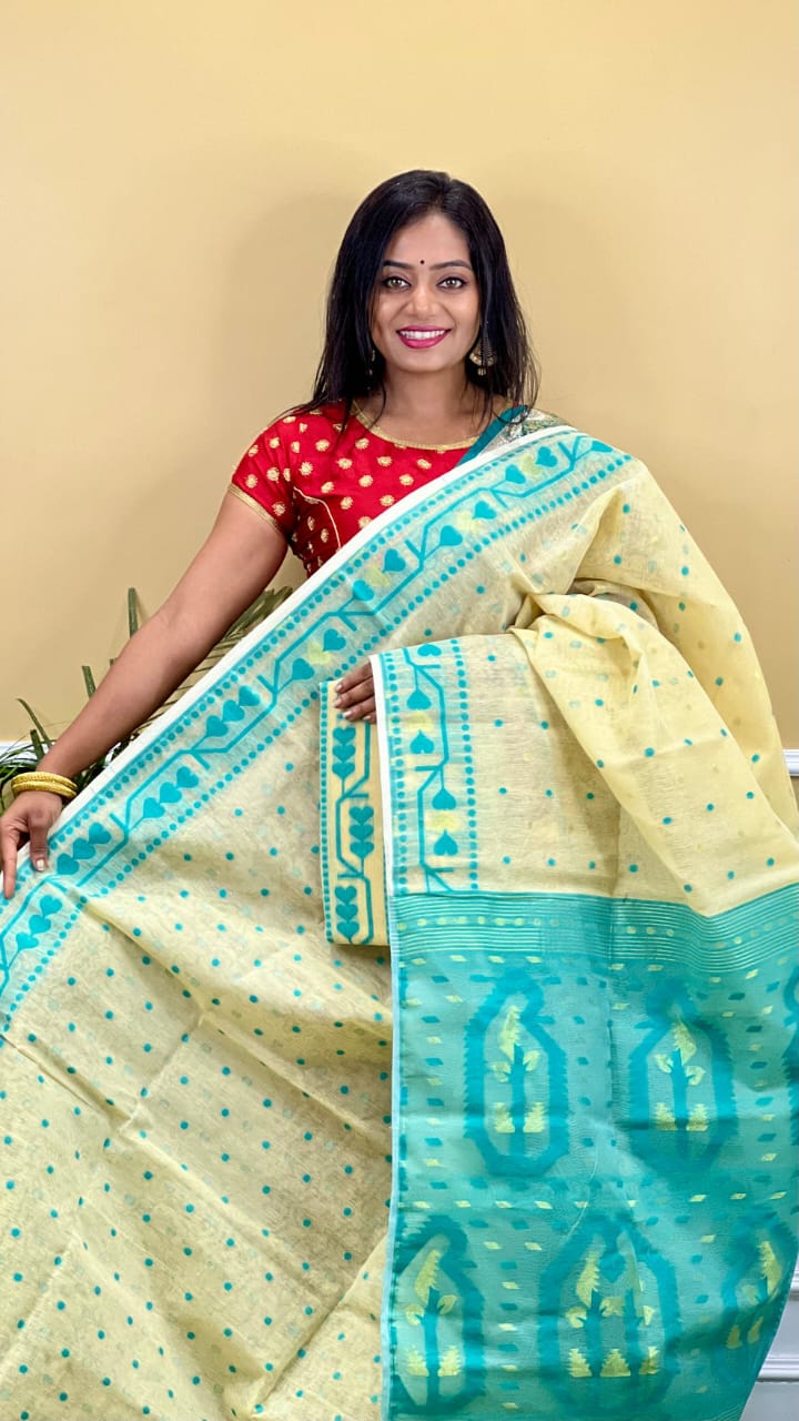 Exclusive Collection: Charulota Soft Dhakai Jamdani Saree