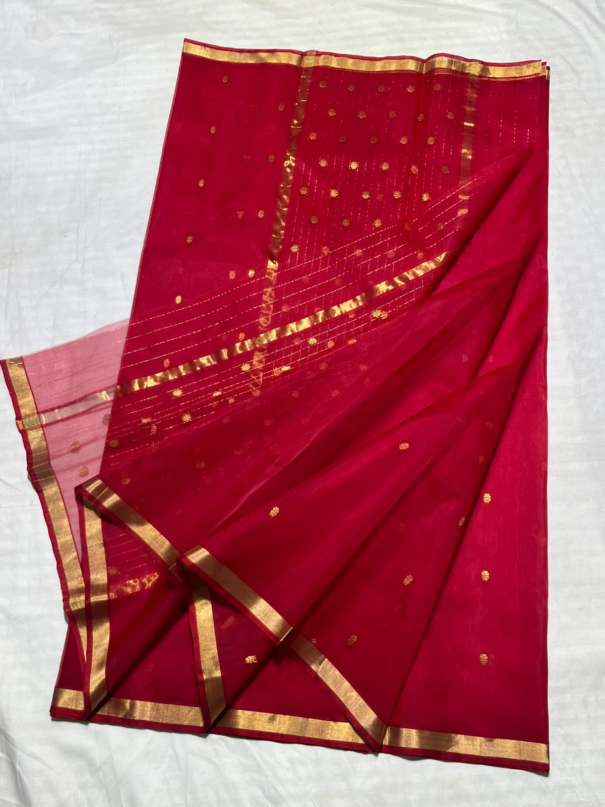 Premium Katan Silk Saree with Elegant Small Zari Border