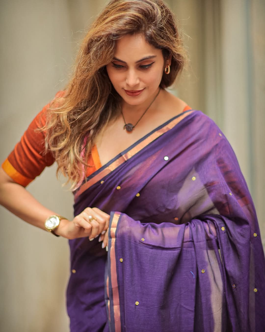 Exclusive Pure Mull Cotton Jori Border Sequence Saree