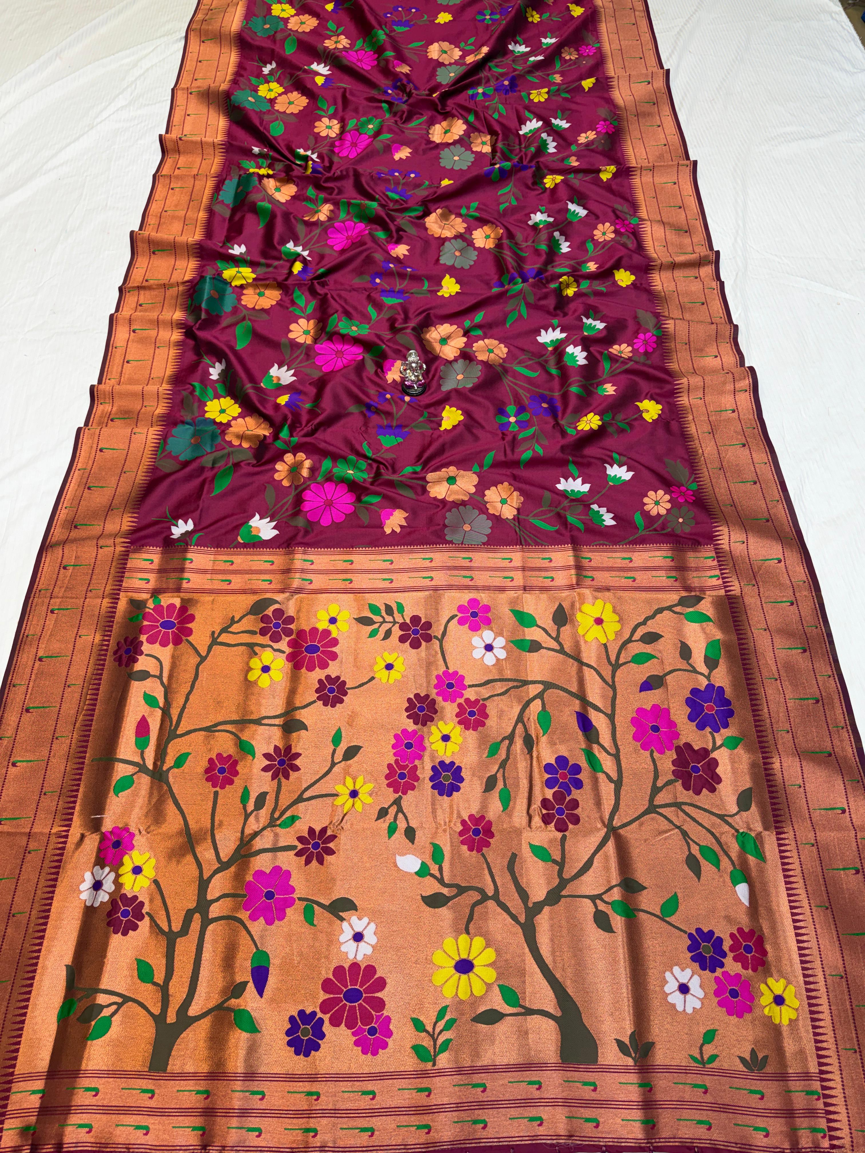 Premium Brocade Paithani Silk Saree