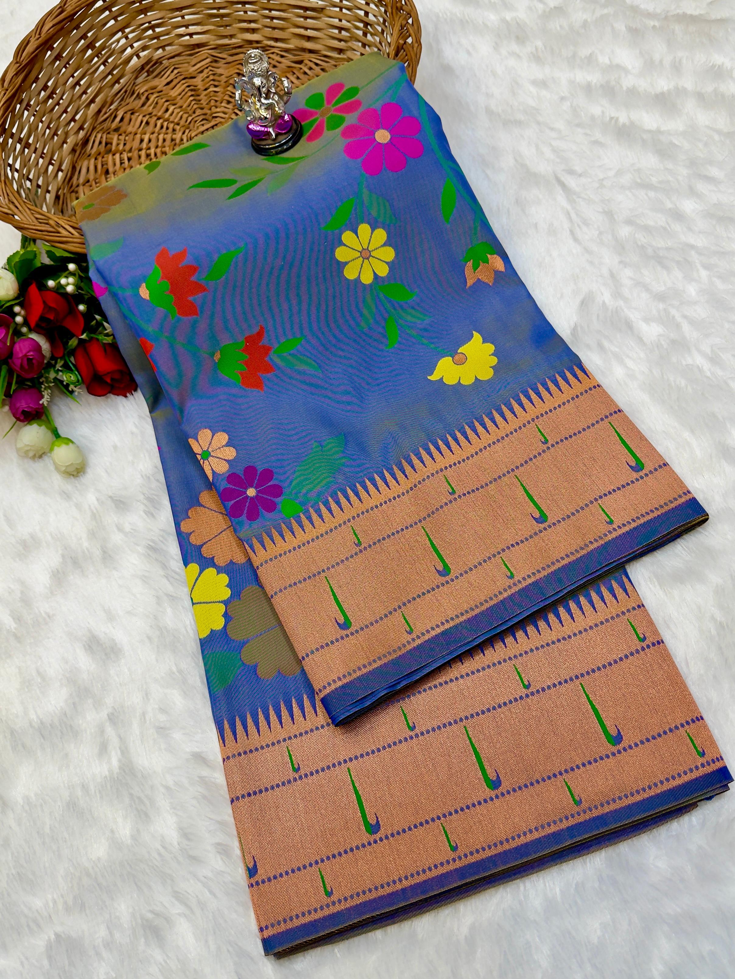 Premium Brocade Paithani Silk Saree