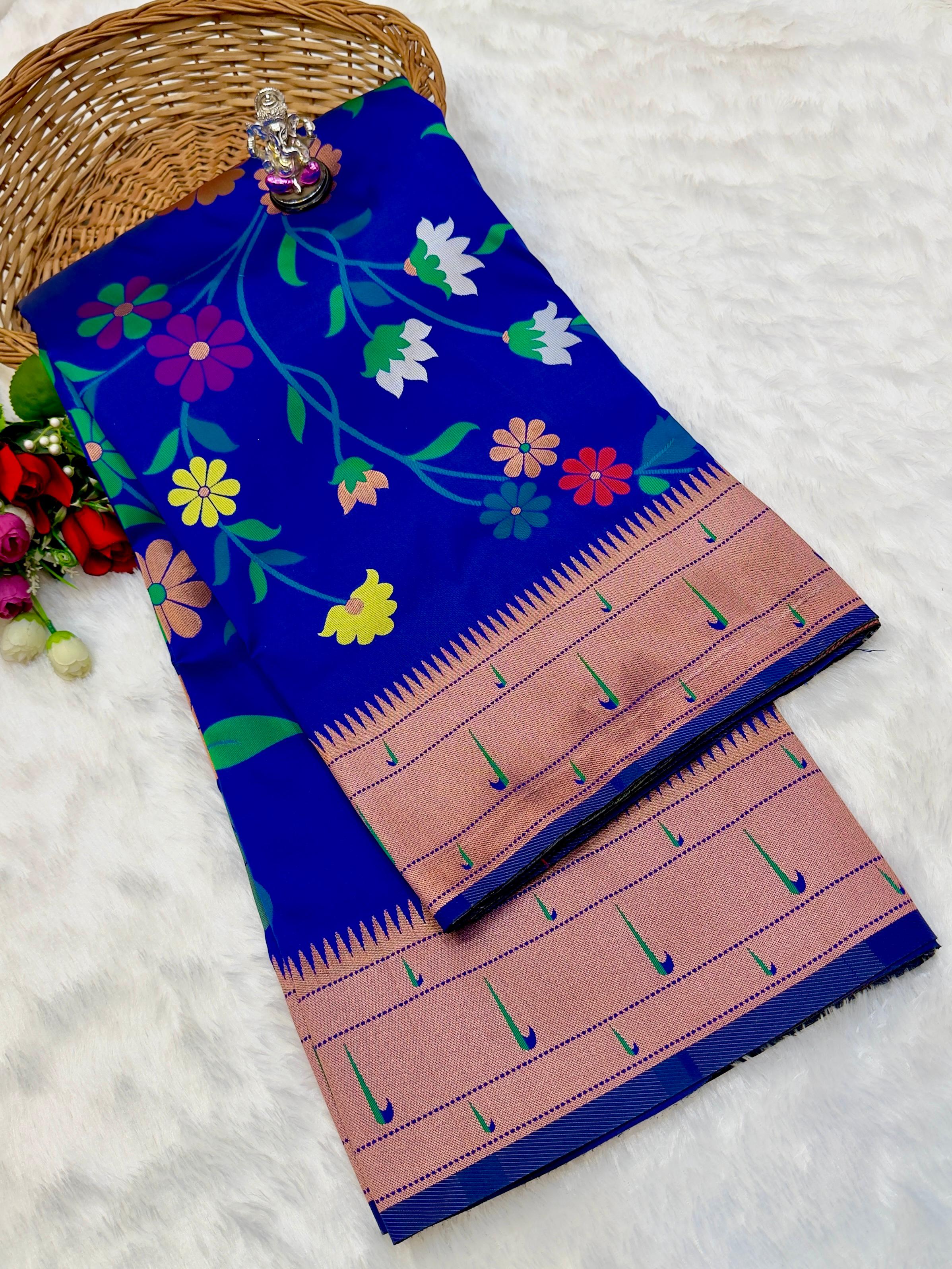 Premium Brocade Paithani Silk Saree