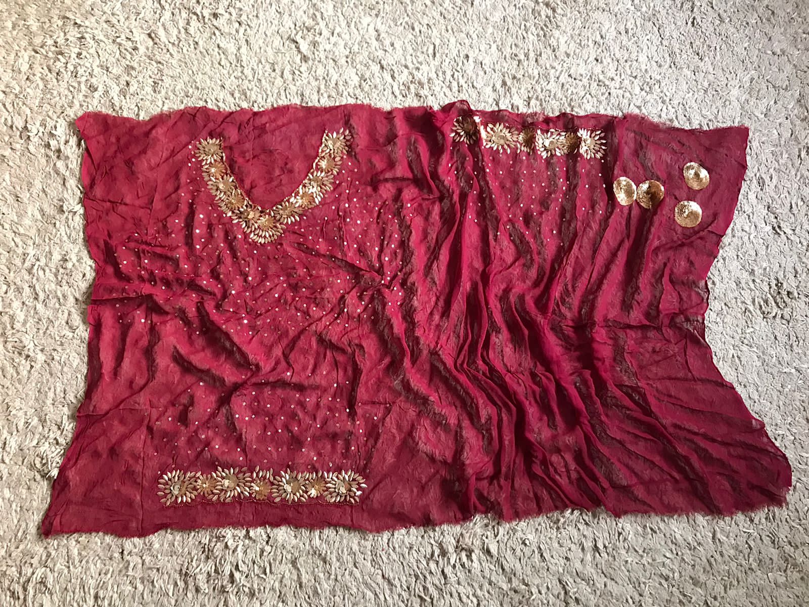 Premium Pure Georgette Silk Handwork Saree