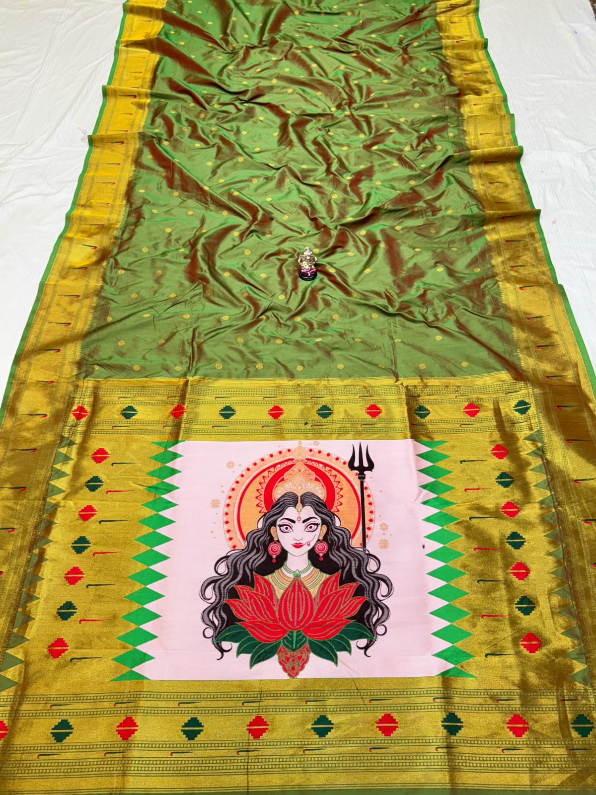 Adi Shakti Paithani – Premium Katan Silk Saree