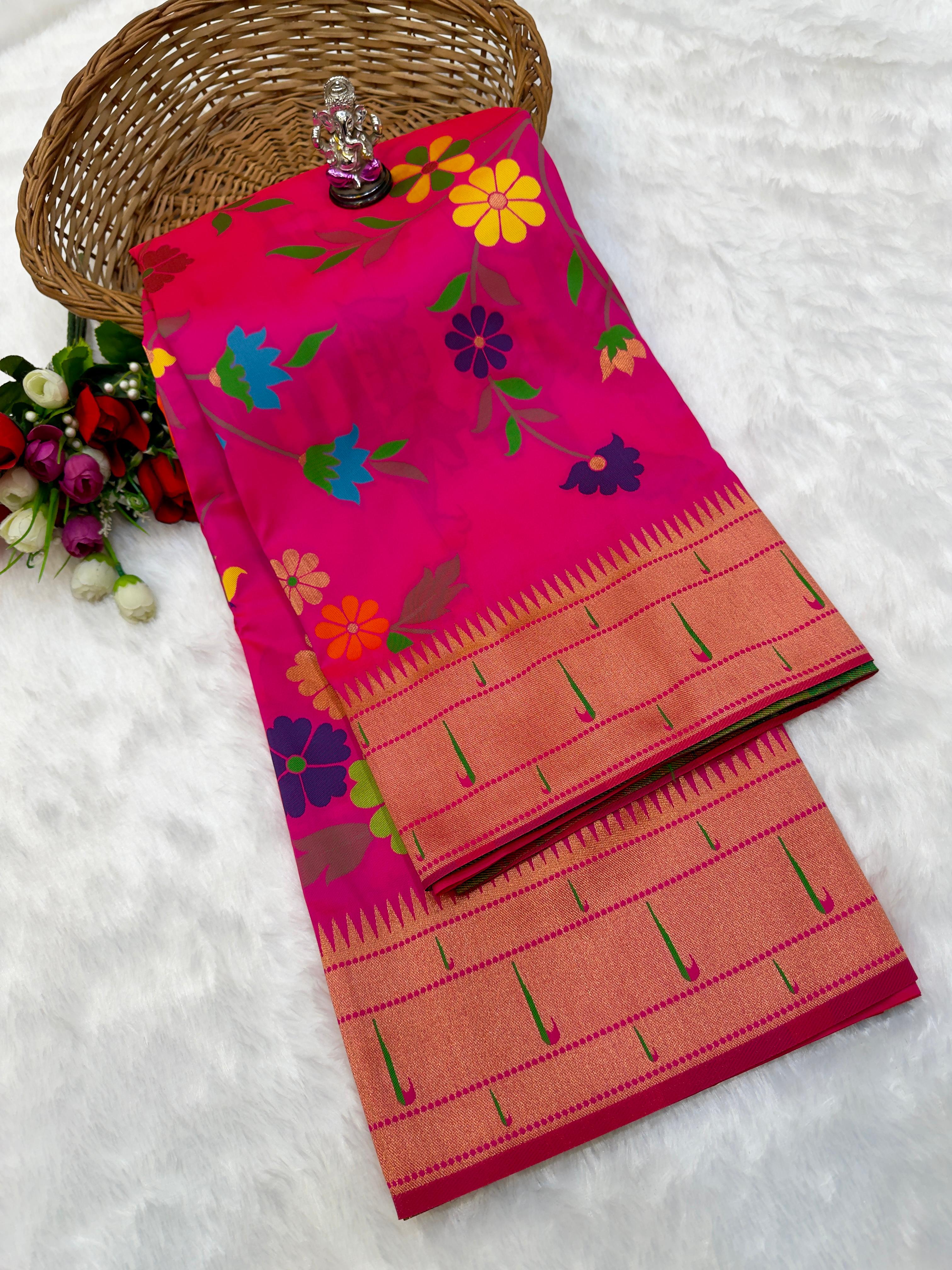 Premium Brocade Paithani Silk Saree