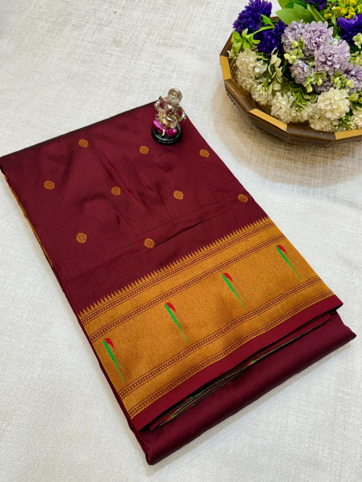 Adi Shakti Paithani – Premium Katan Silk Saree