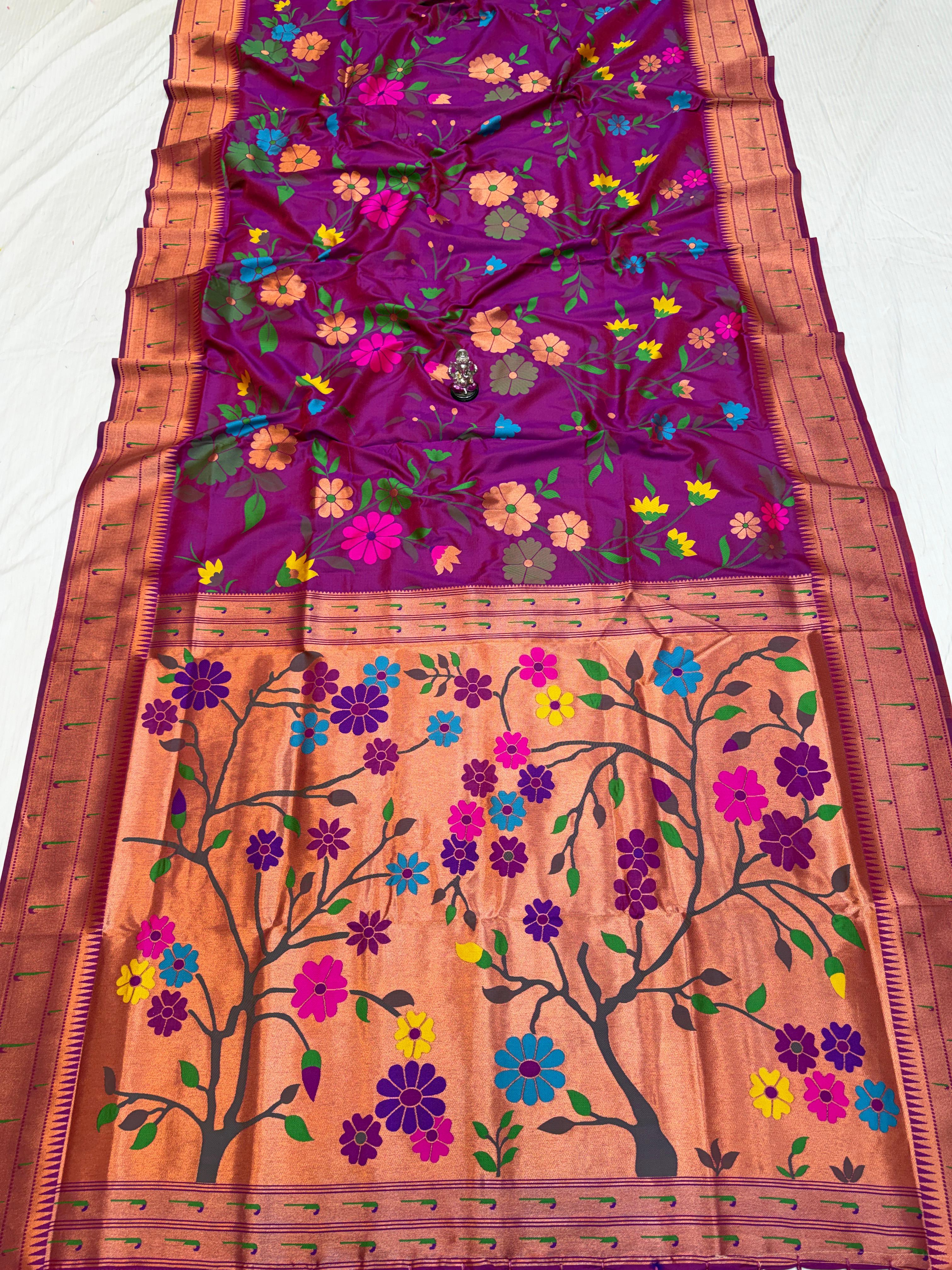 Premium Brocade Paithani Silk Saree