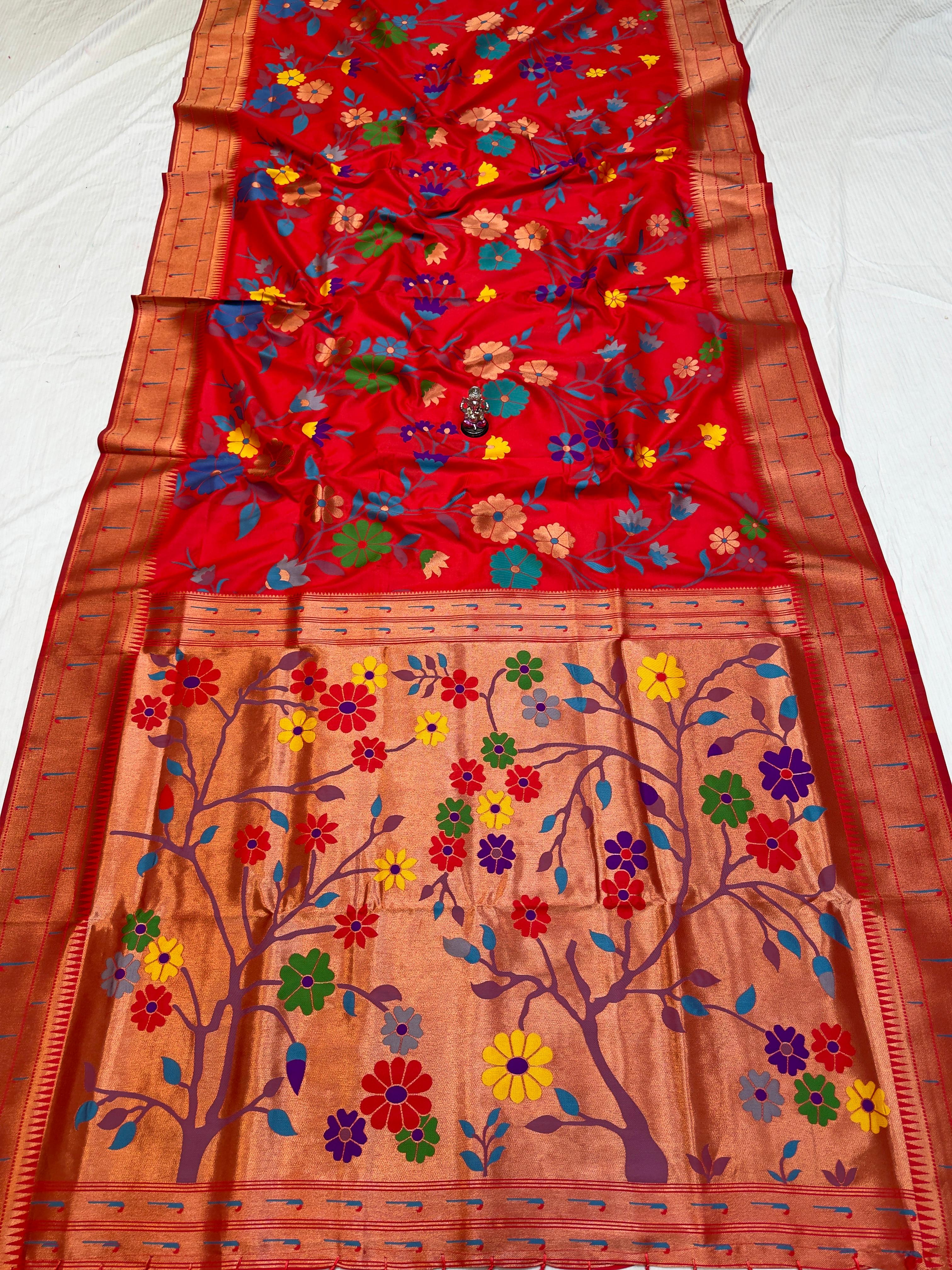 Premium Brocade Paithani Silk Saree