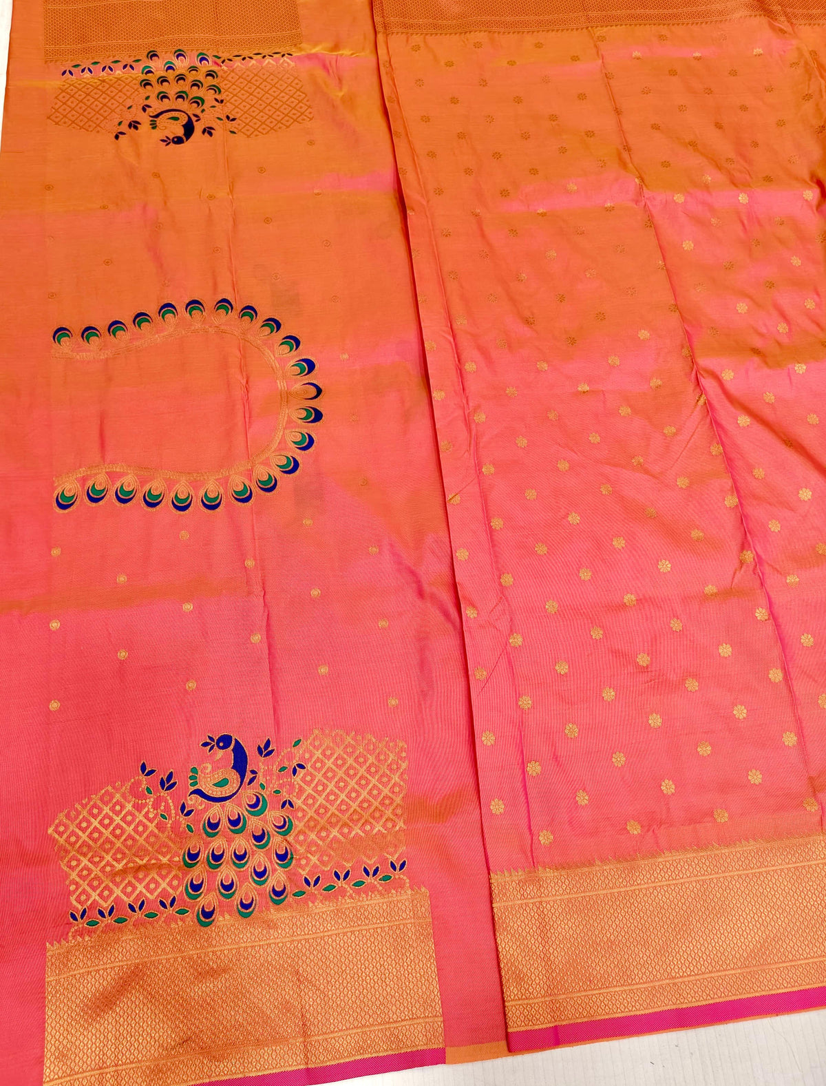 Royal Yeola Kalanjali Double Pallu Paithani Silk Saree