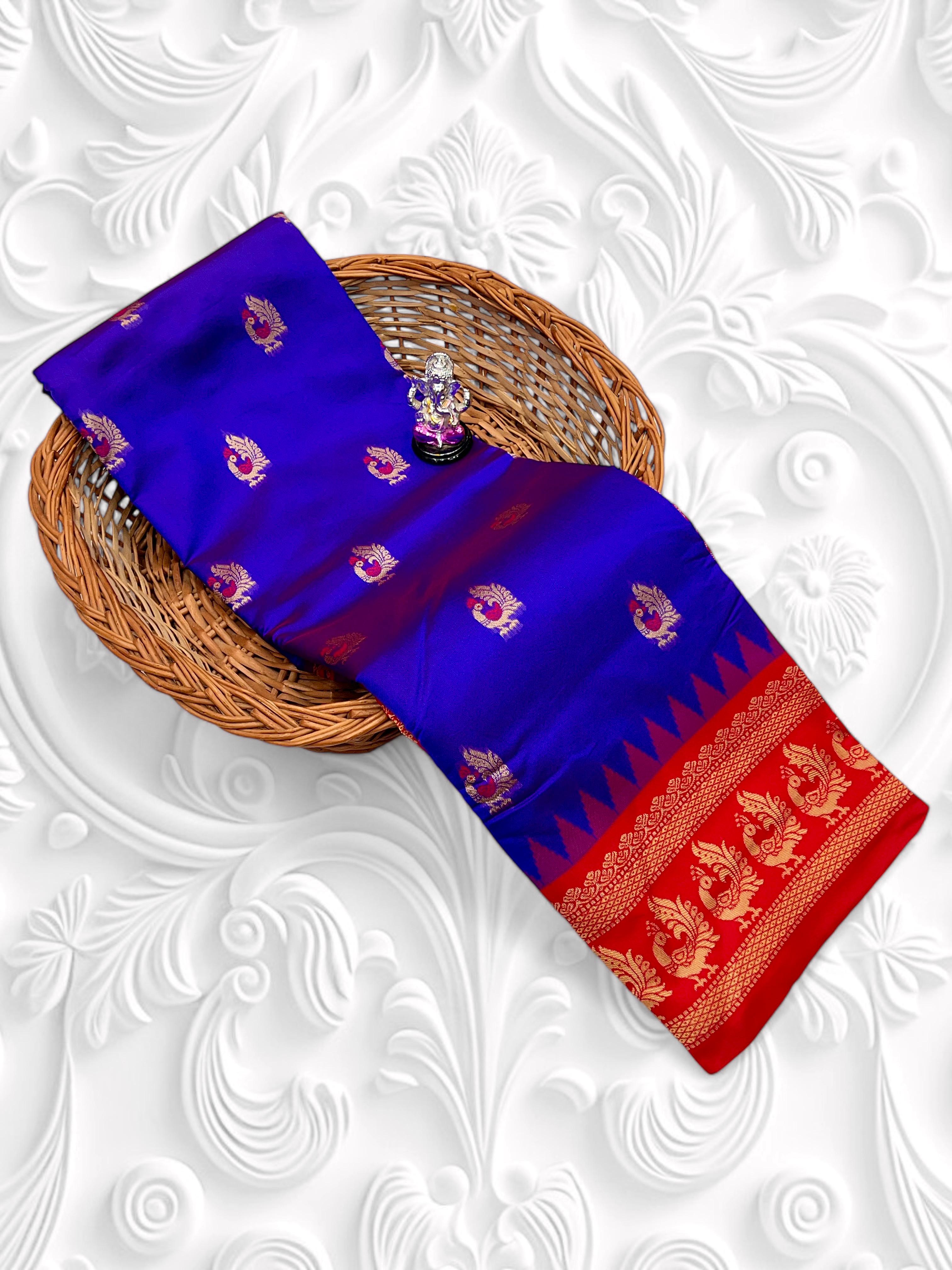 BEAUTIFUL SOFT SILK GADWAL PAITHANI SAREE
