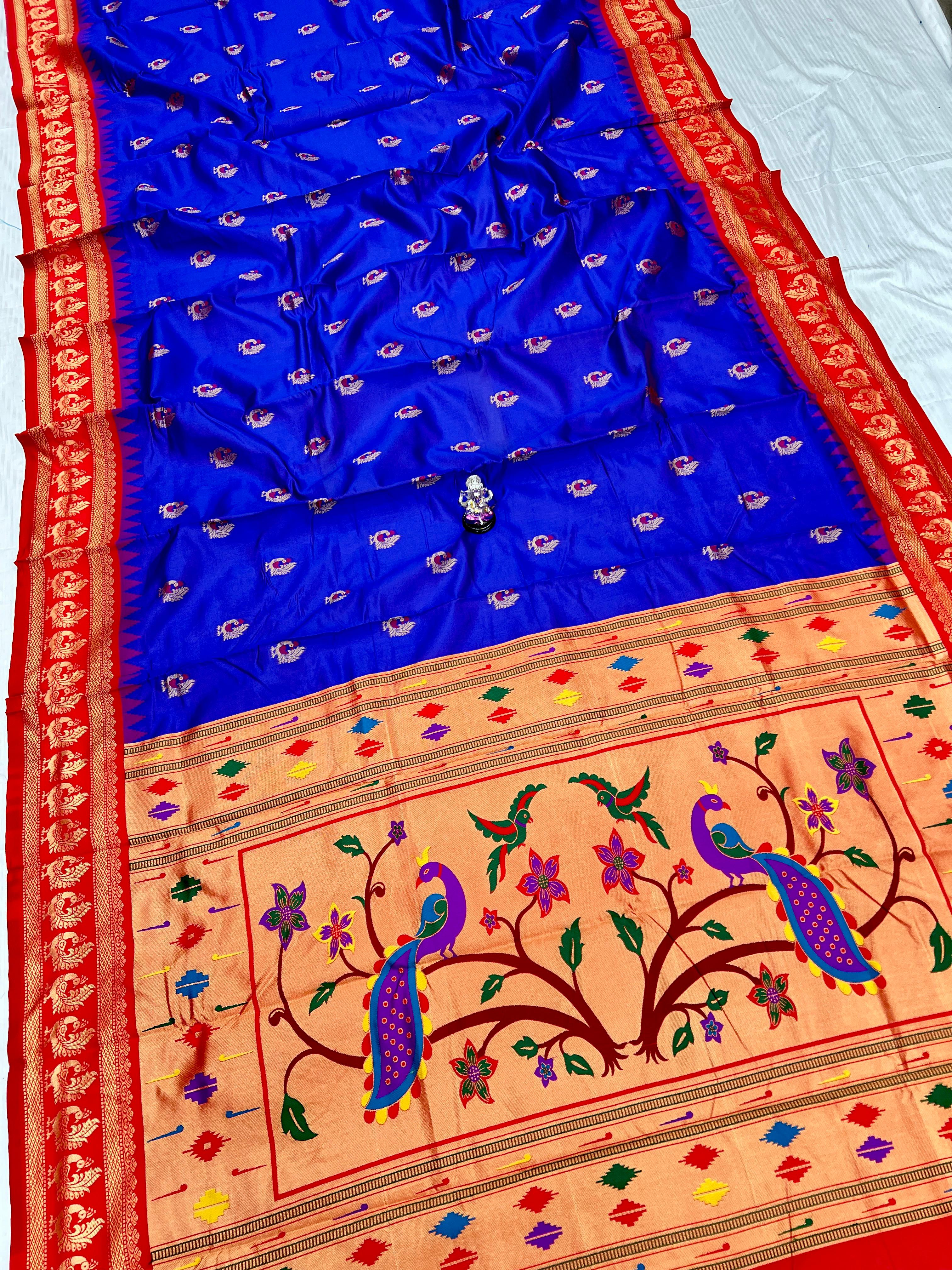 BEAUTIFUL SOFT SILK GADWAL PAITHANI SAREE