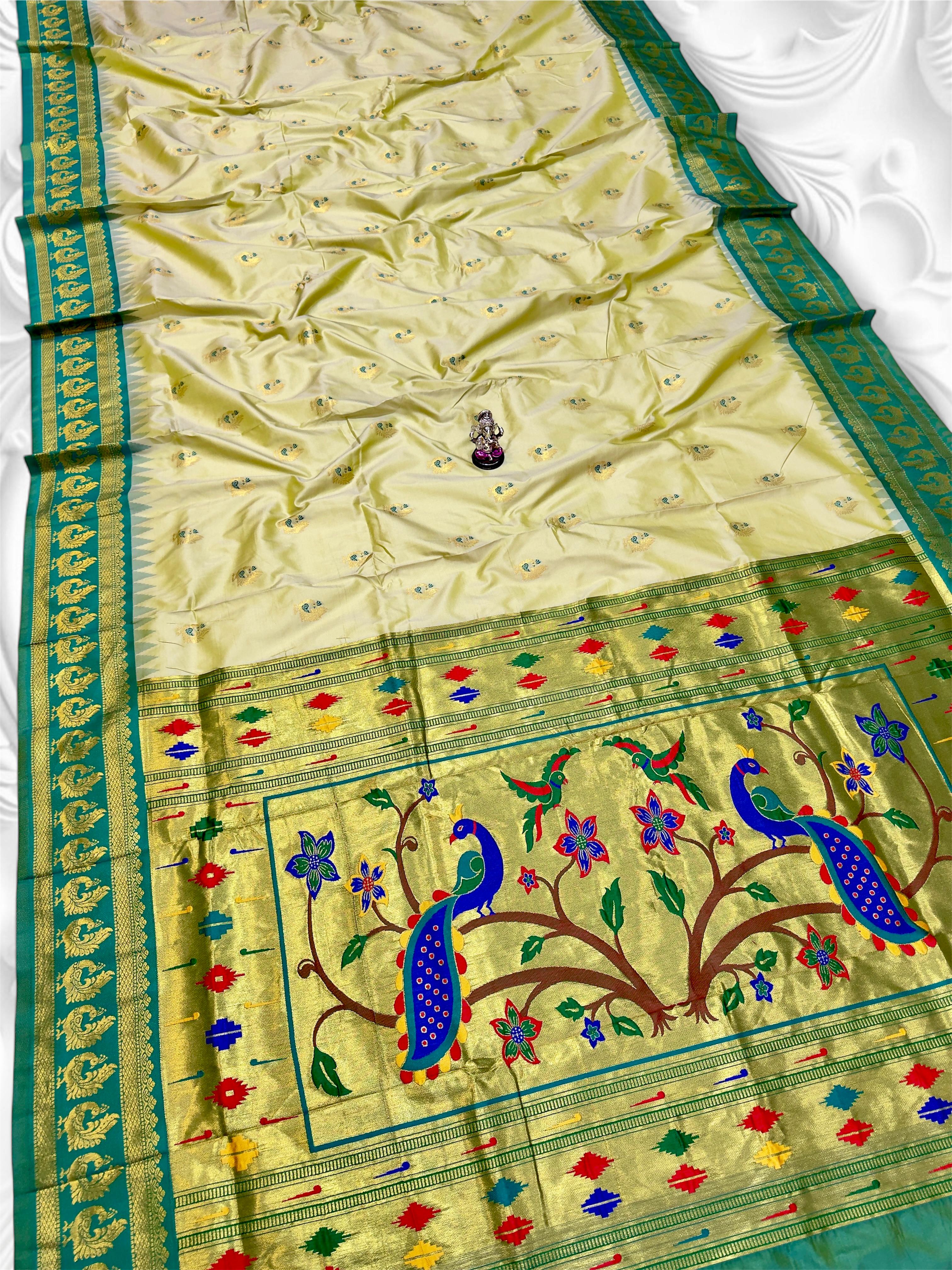 BEAUTIFUL SOFT SILK GADWAL PAITHANI SAREE