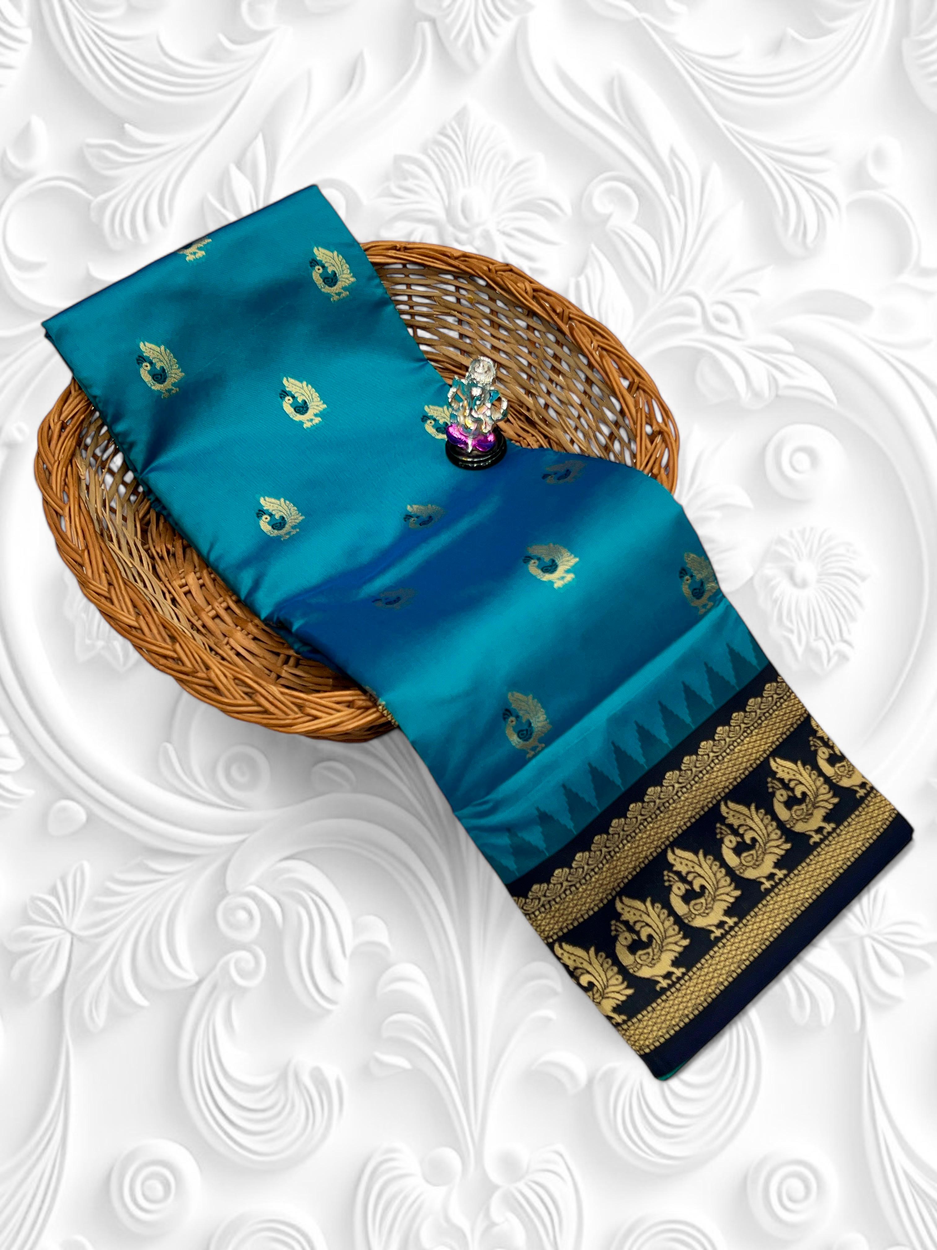 BEAUTIFUL SOFT SILK GADWAL PAITHANI SAREE