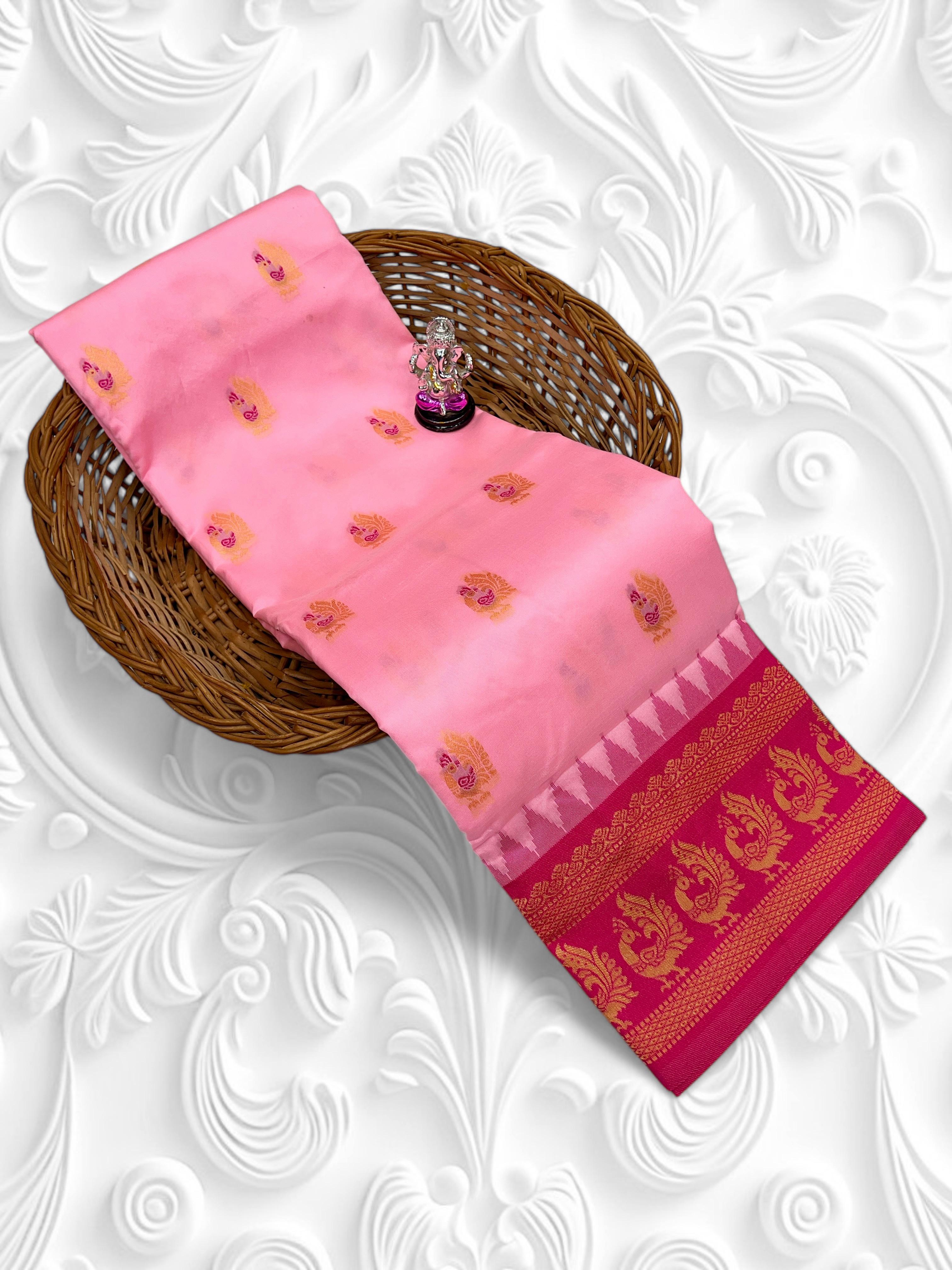 BEAUTIFUL SOFT SILK GADWAL PAITHANI SAREE