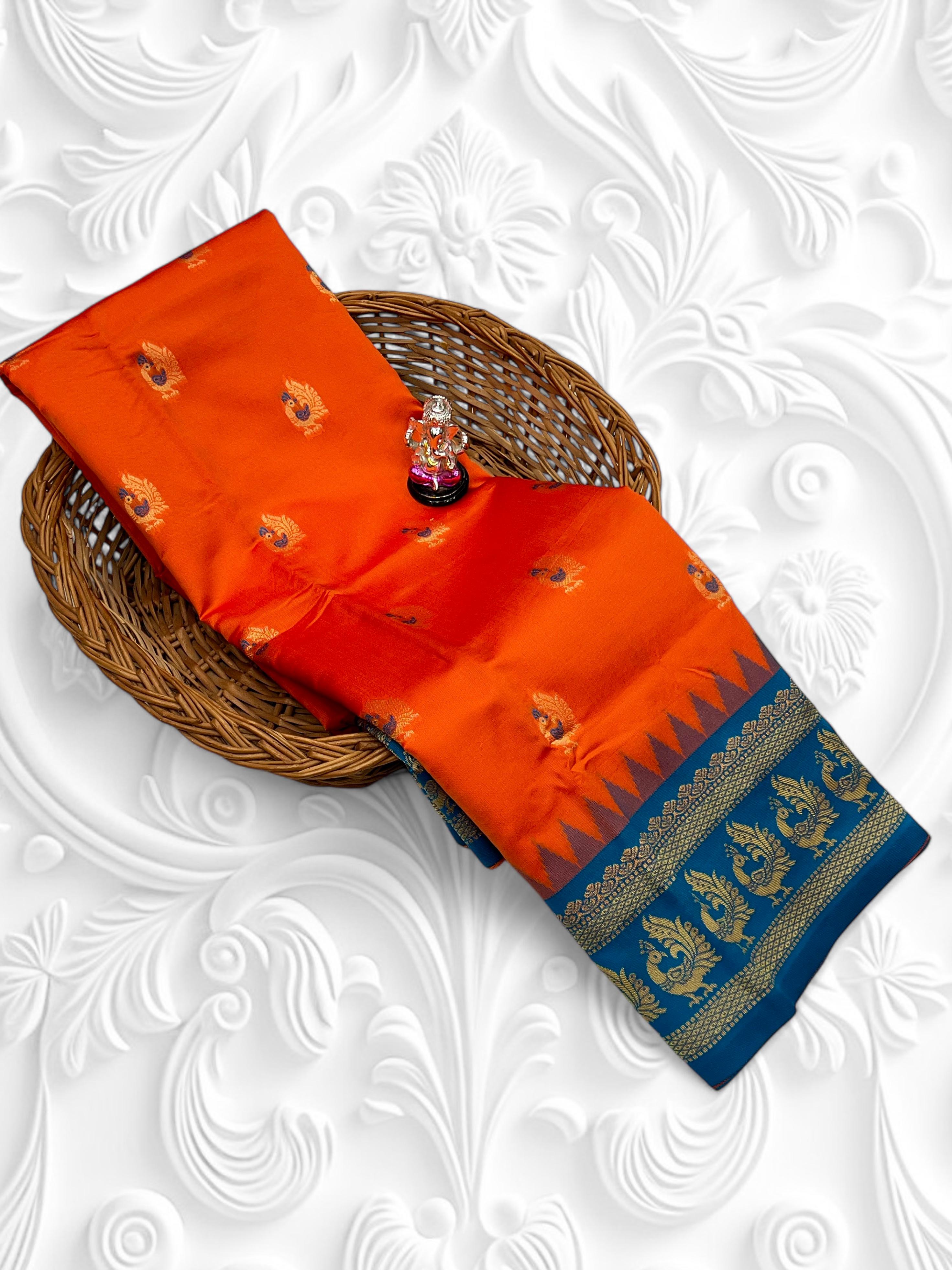 BEAUTIFUL SOFT SILK GADWAL PAITHANI SAREE