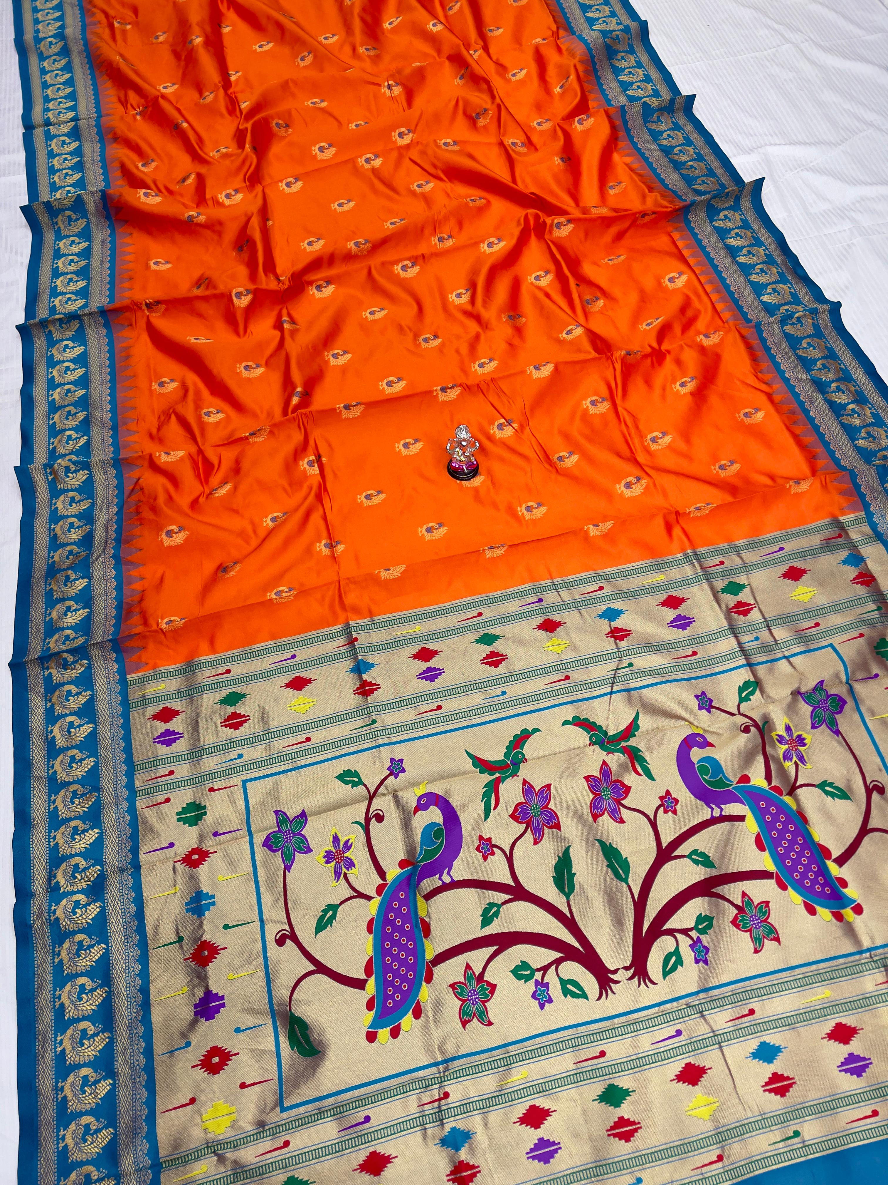 BEAUTIFUL SOFT SILK GADWAL PAITHANI SAREE