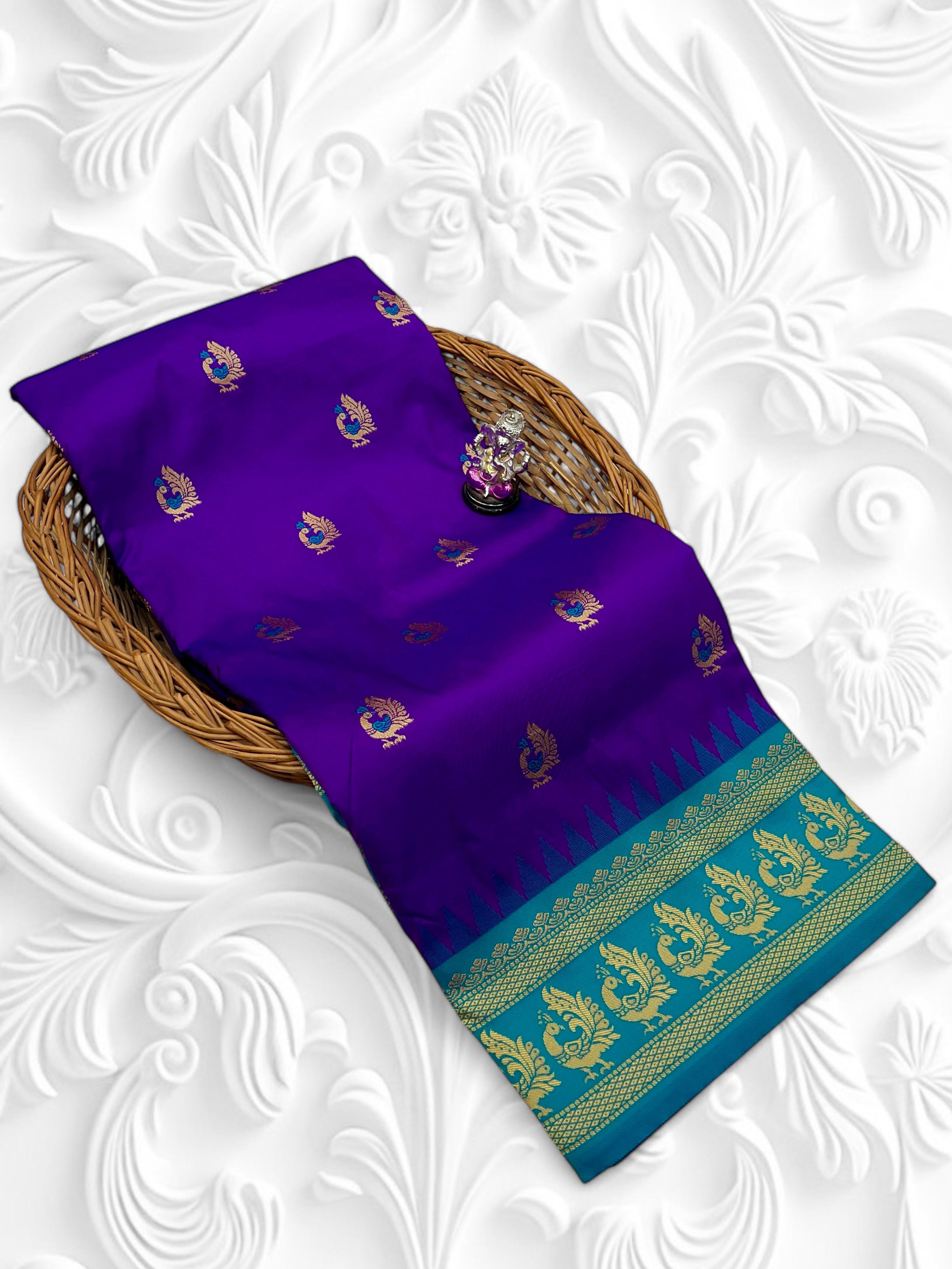 BEAUTIFUL SOFT SILK GADWAL PAITHANI SAREE