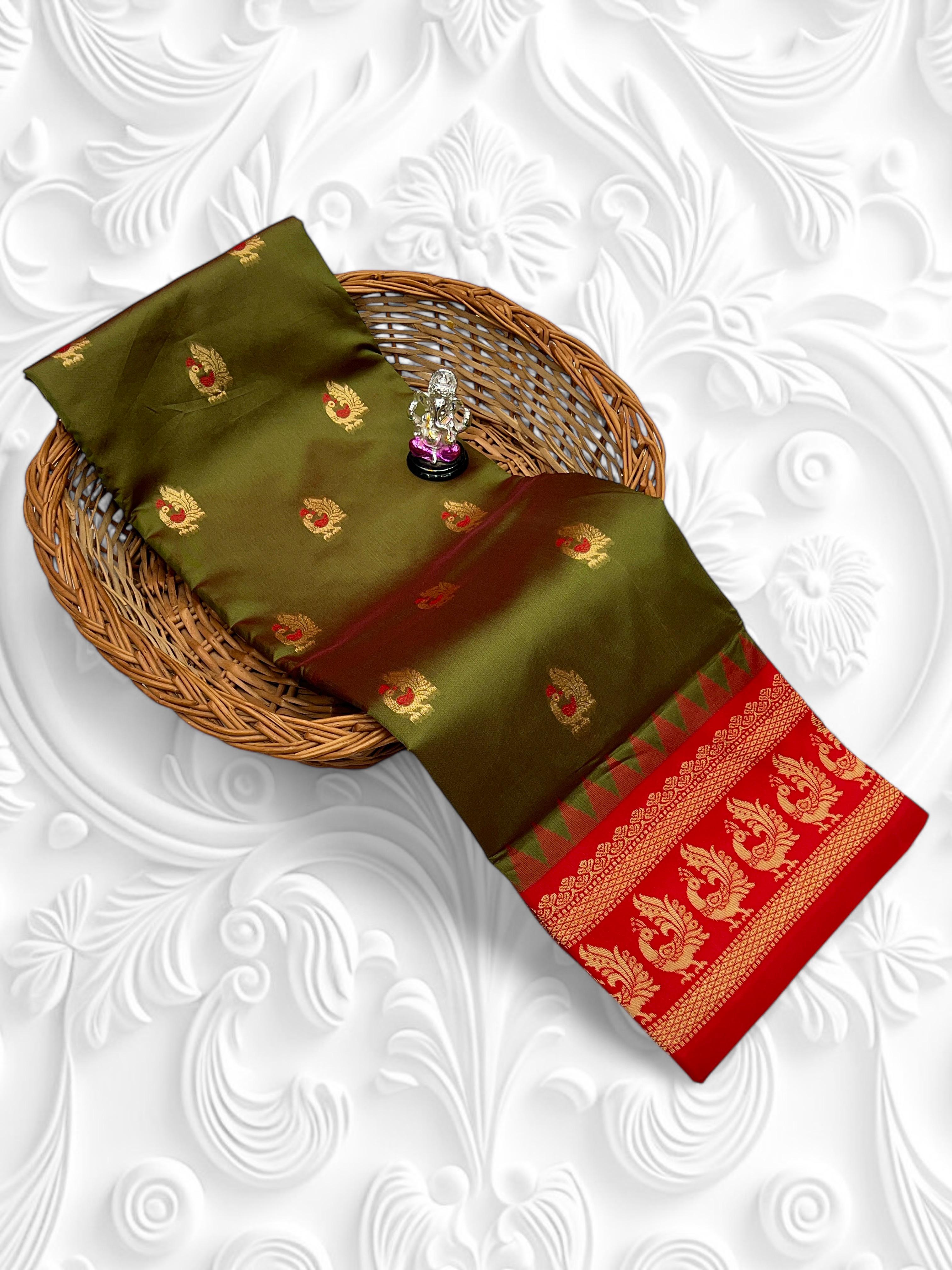 BEAUTIFUL SOFT SILK GADWAL PAITHANI SAREE