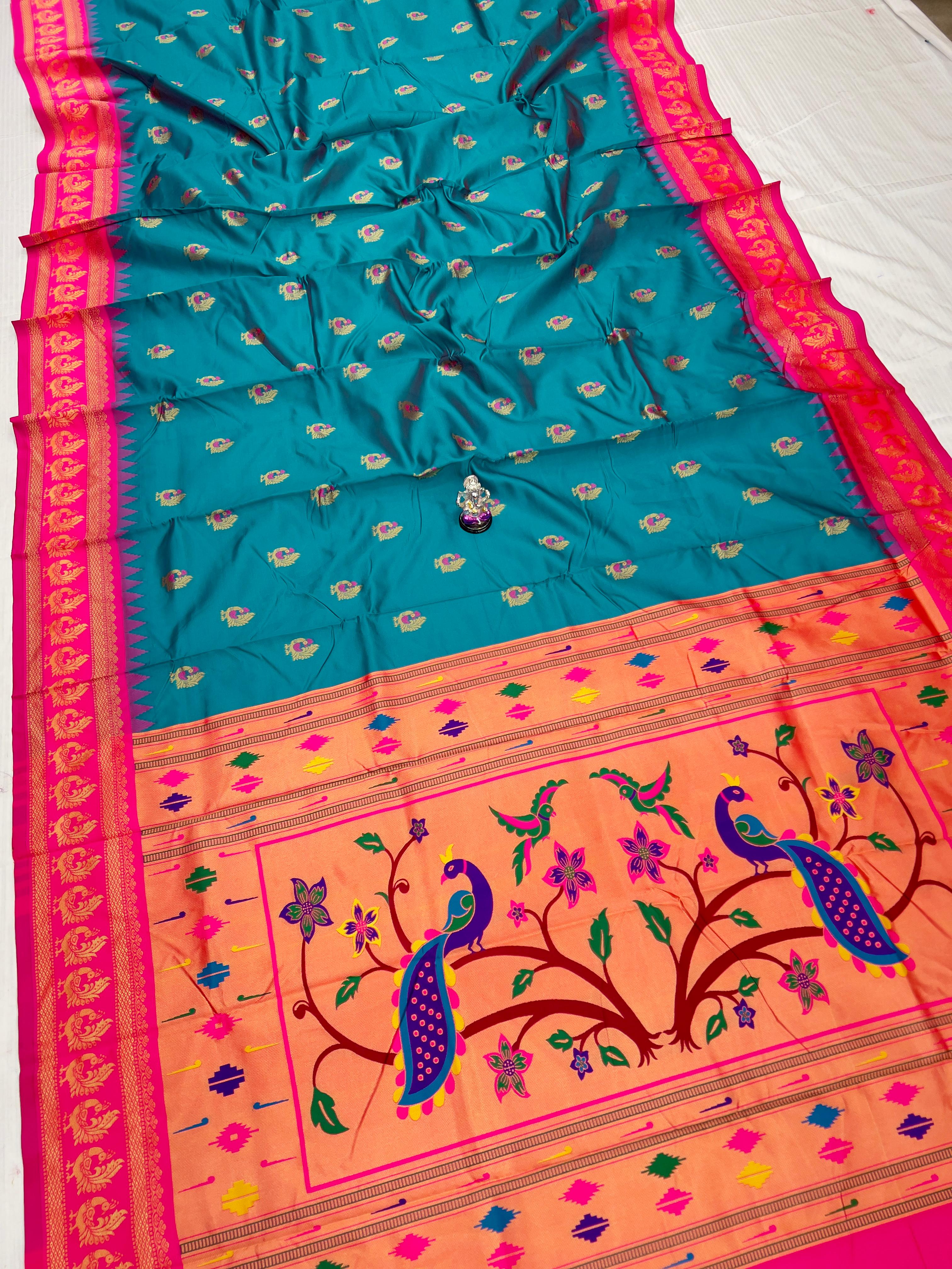 BEAUTIFUL SOFT SILK GADWAL PAITHANI SAREE