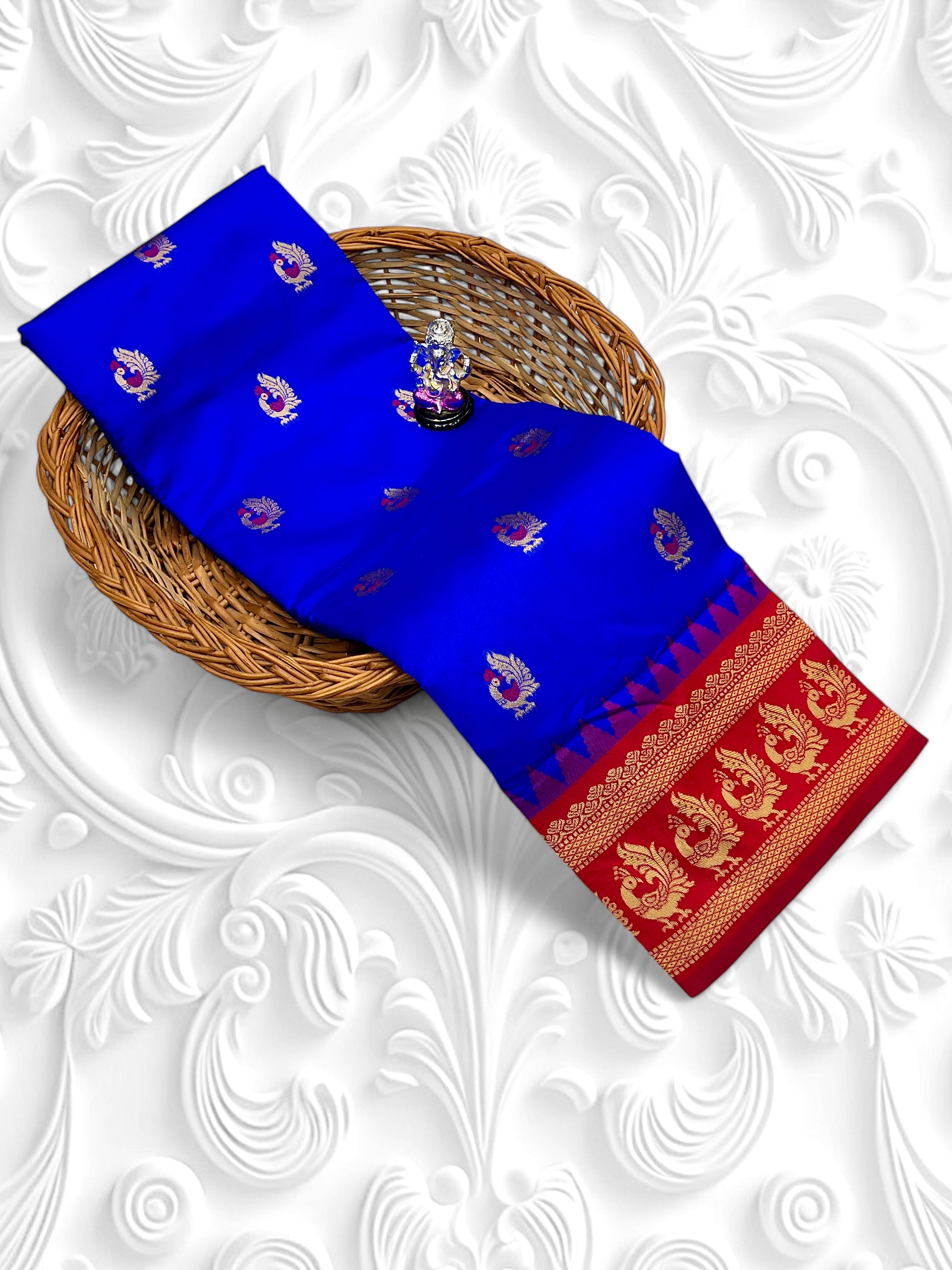 BEAUTIFUL SOFT SILK GADWAL PAITHANI SAREE