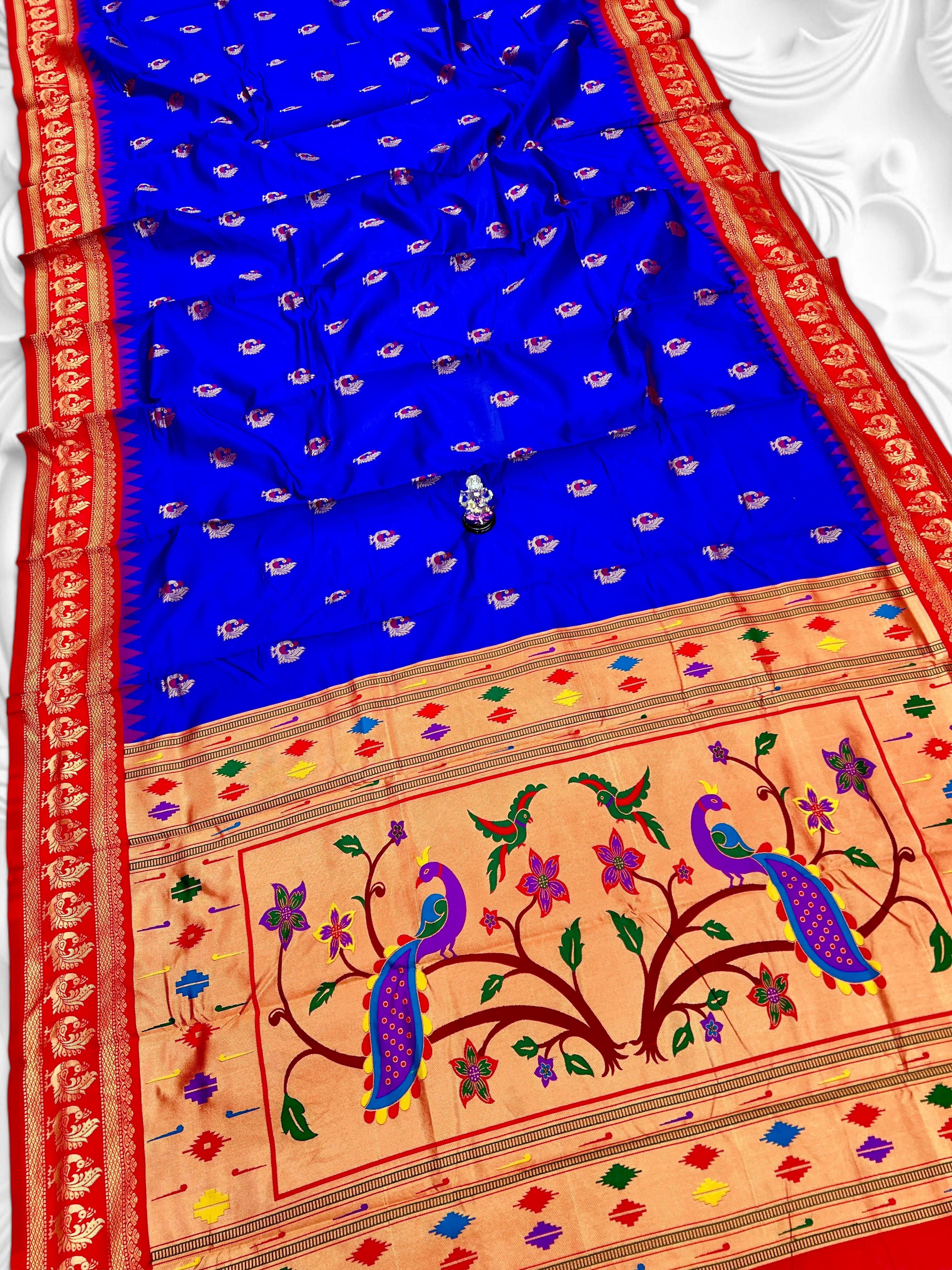 BEAUTIFUL SOFT SILK GADWAL PAITHANI SAREE