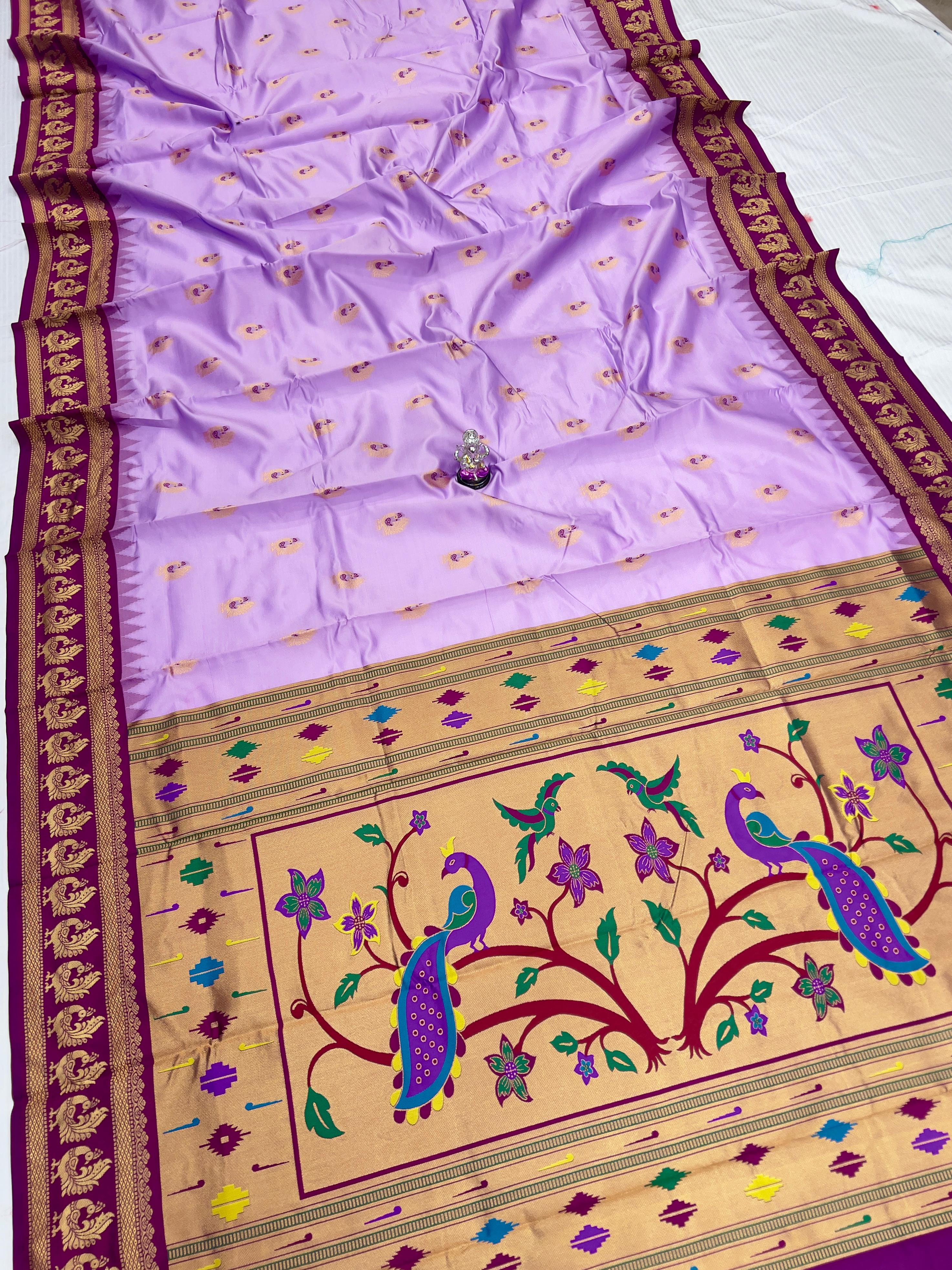 BEAUTIFUL SOFT SILK GADWAL PAITHANI SAREE
