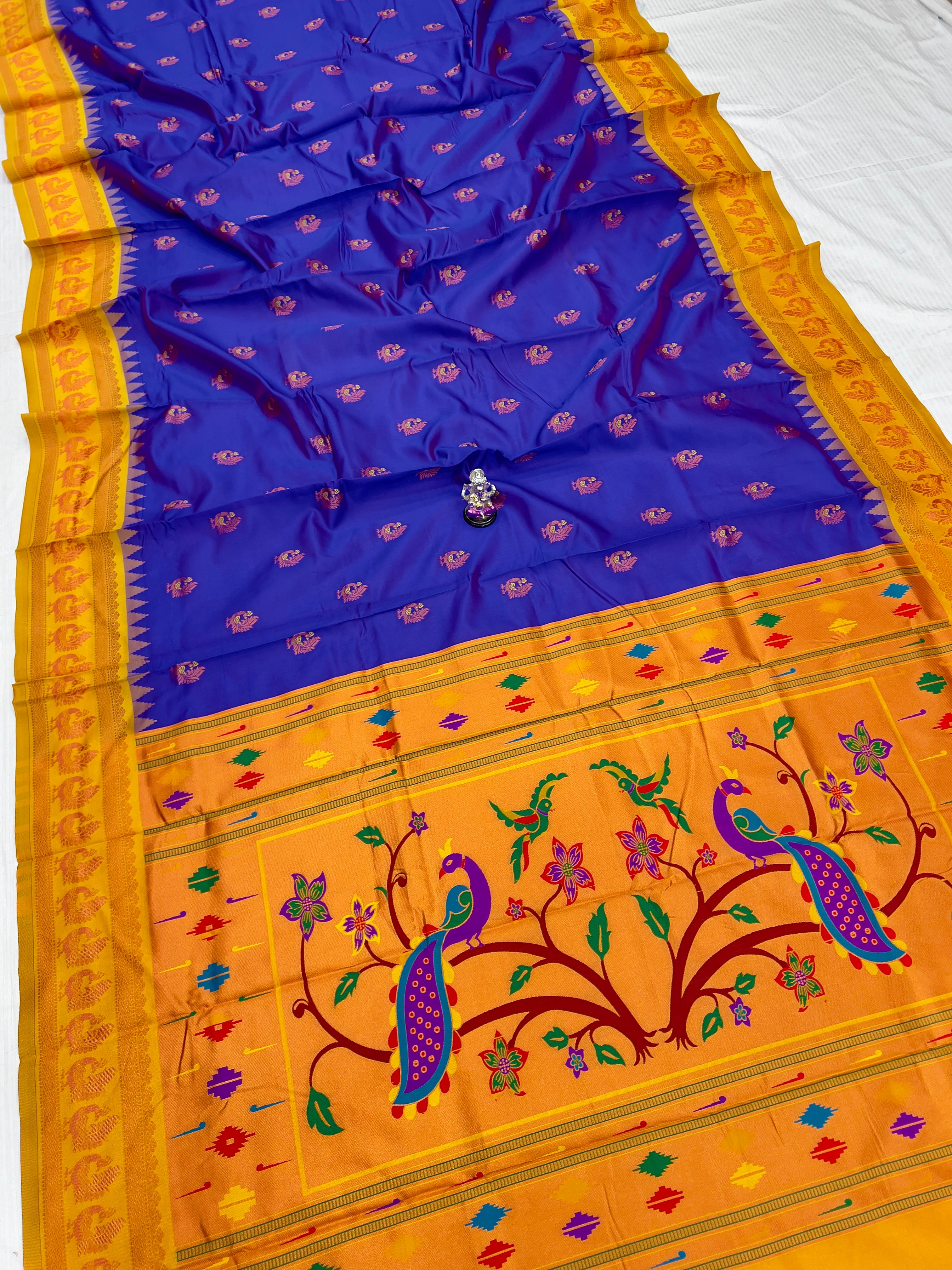 BEAUTIFUL SOFT SILK GADWAL PAITHANI SAREE