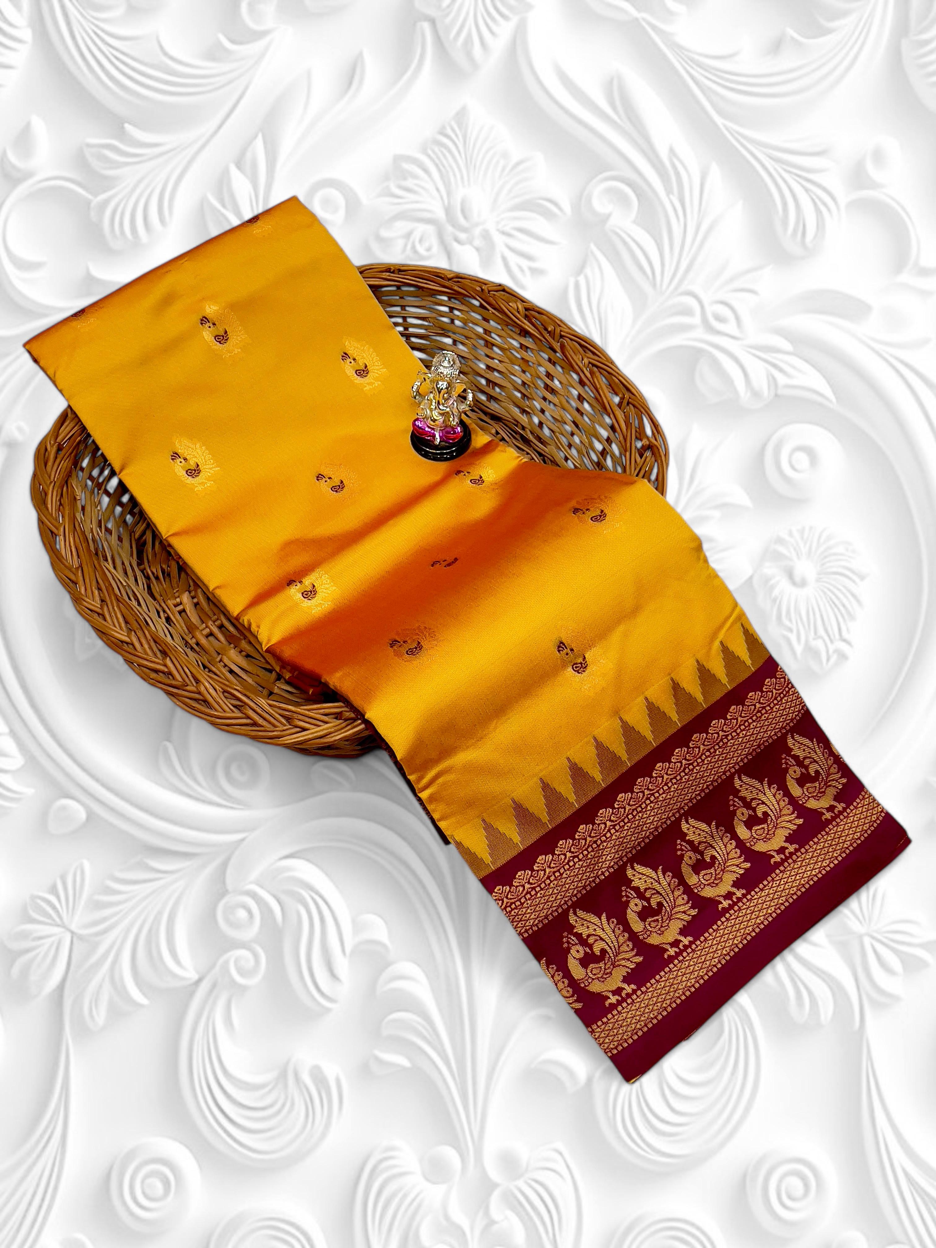 BEAUTIFUL SOFT SILK GADWAL PAITHANI SAREE