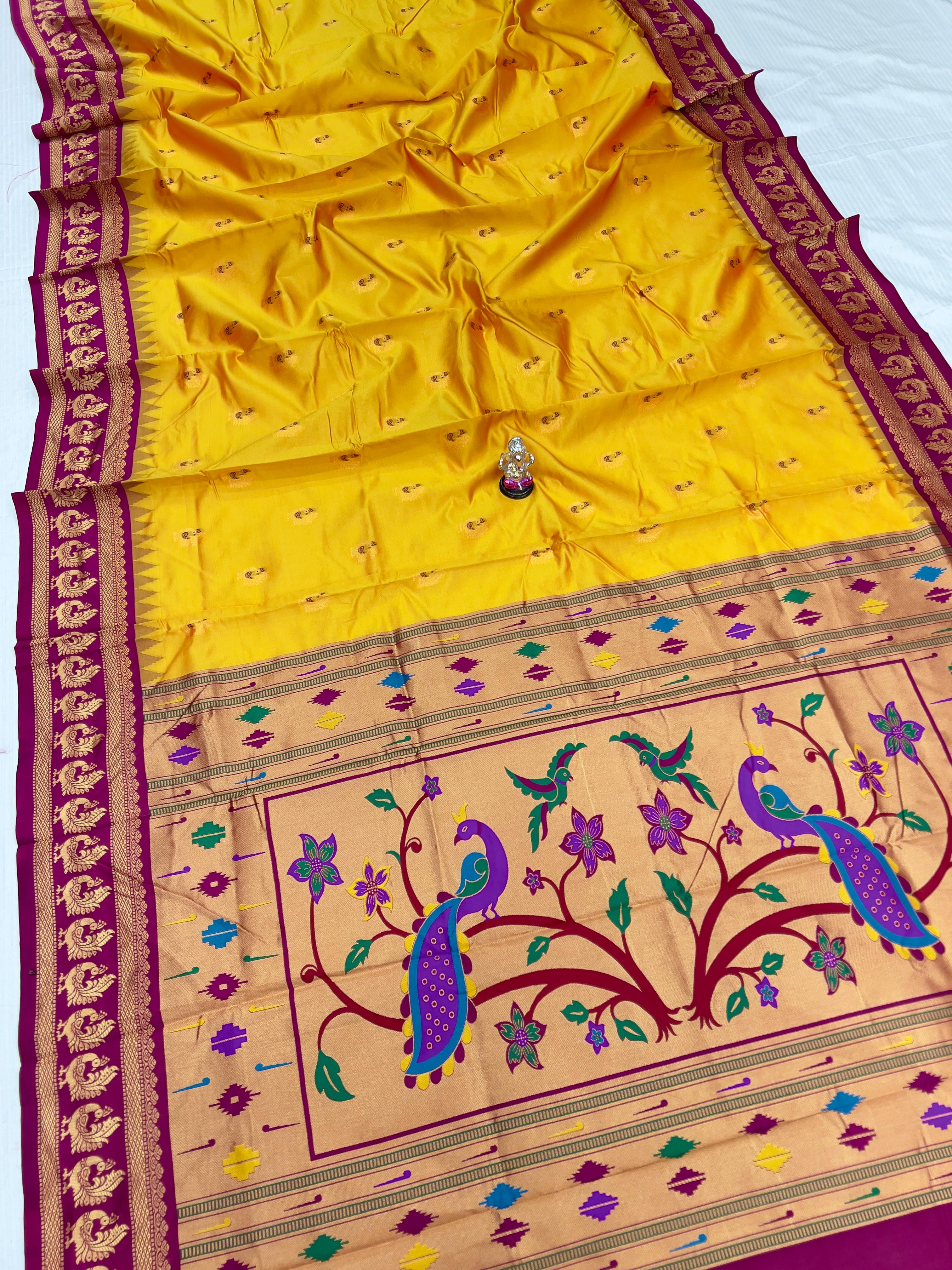 BEAUTIFUL SOFT SILK GADWAL PAITHANI SAREE