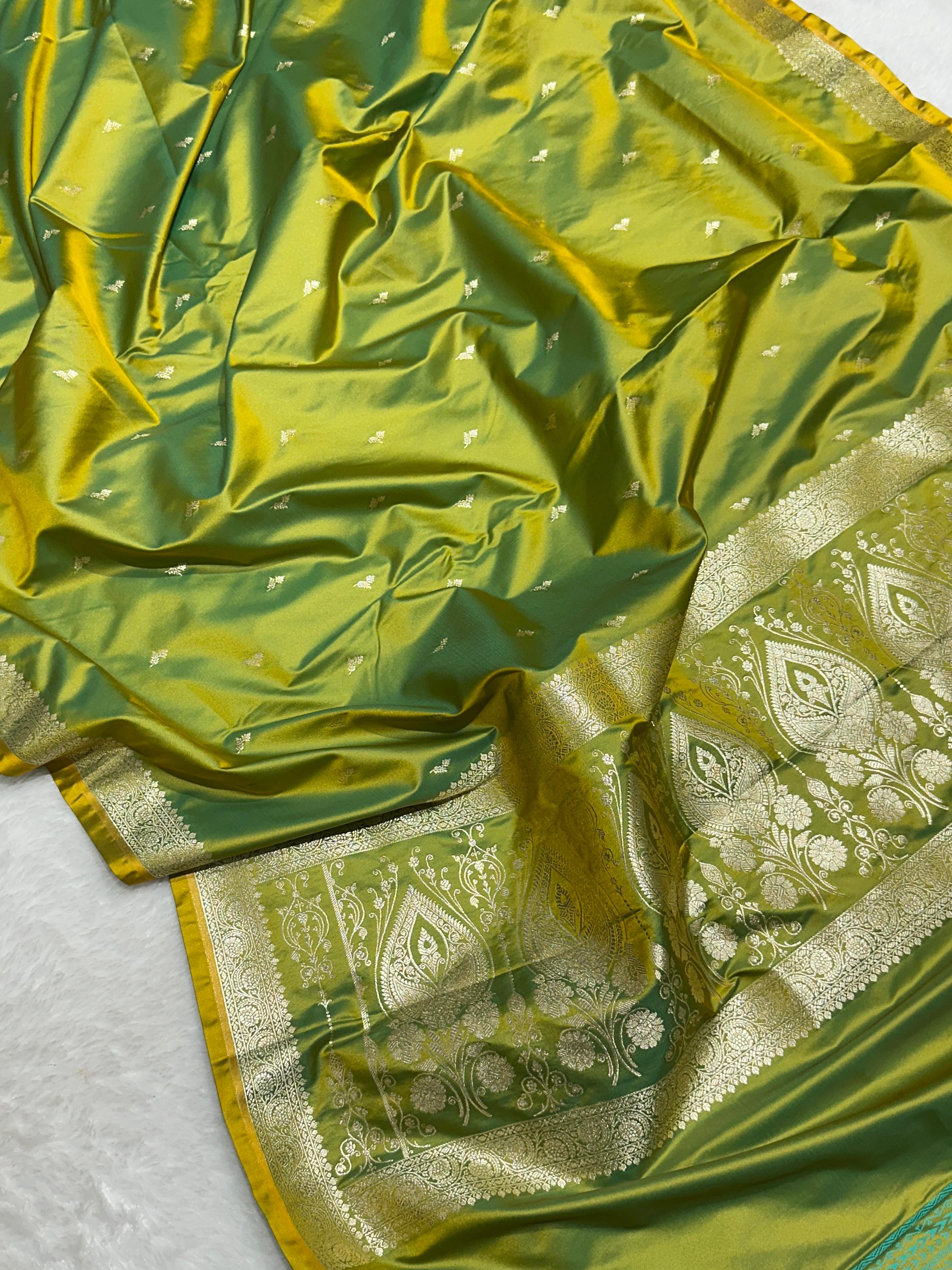 BANARASI HANDLOOM  VERY HIGH QUALITY PURE MASHRU SILK BEAUTIFUL SAREES