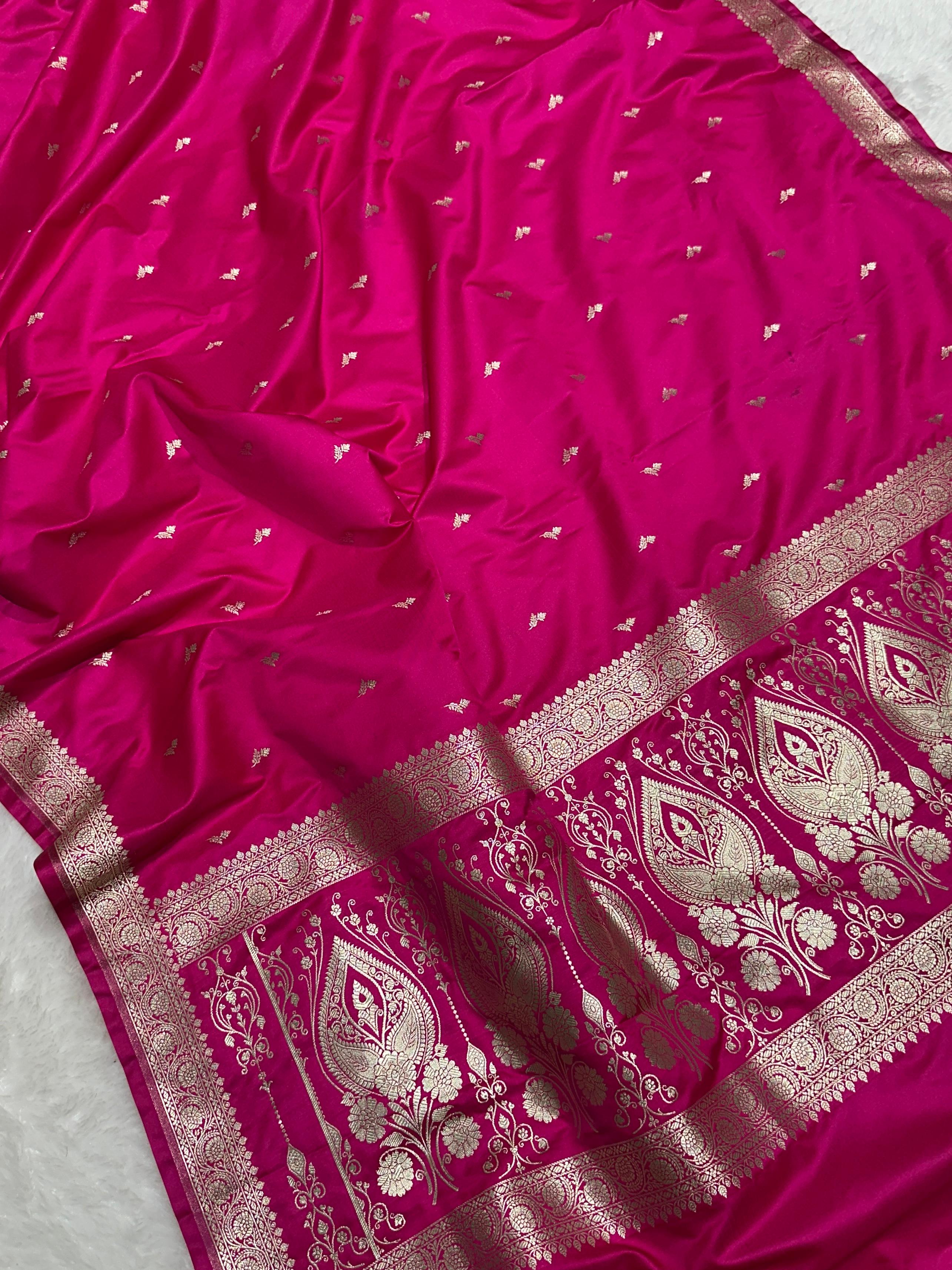 BANARASI HANDLOOM VERY HIGH QUALITY PURE MASHRU SILK SAREES