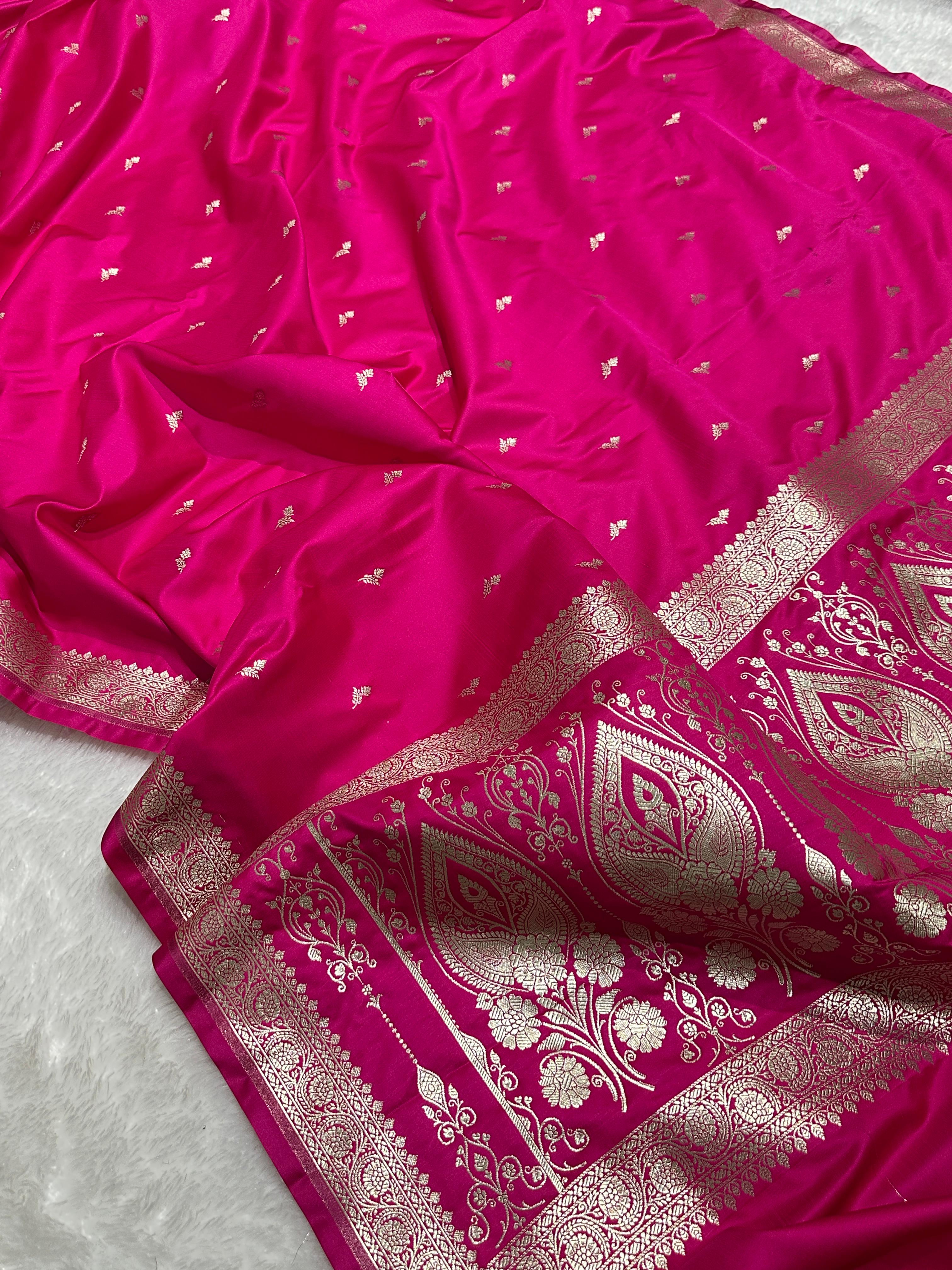 BANARASI HANDLOOM VERY HIGH QUALITY PURE MASHRU SILK SAREES