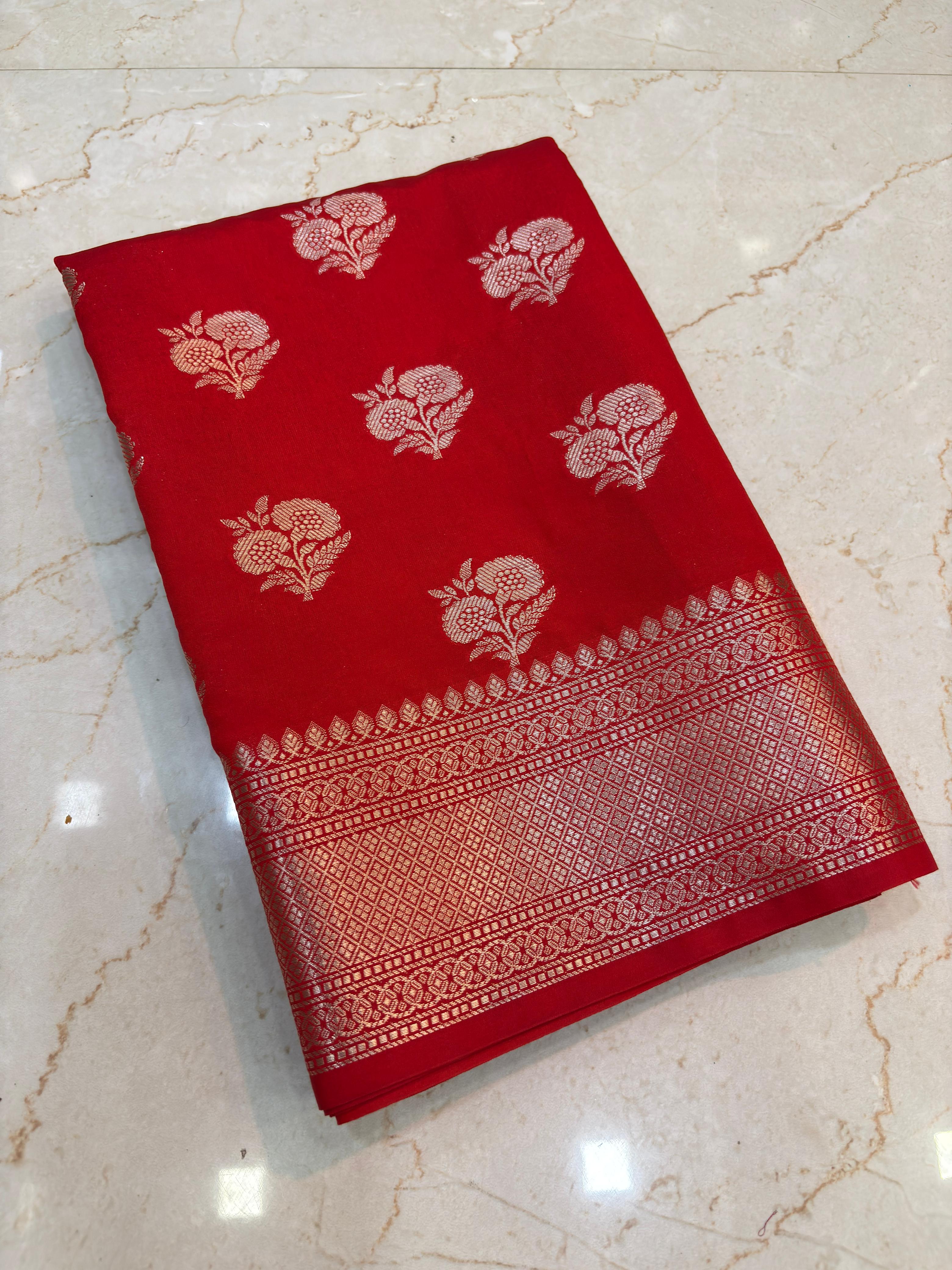 Soft Katan Silk Saree with Timeless Banarasi Craftsmanship