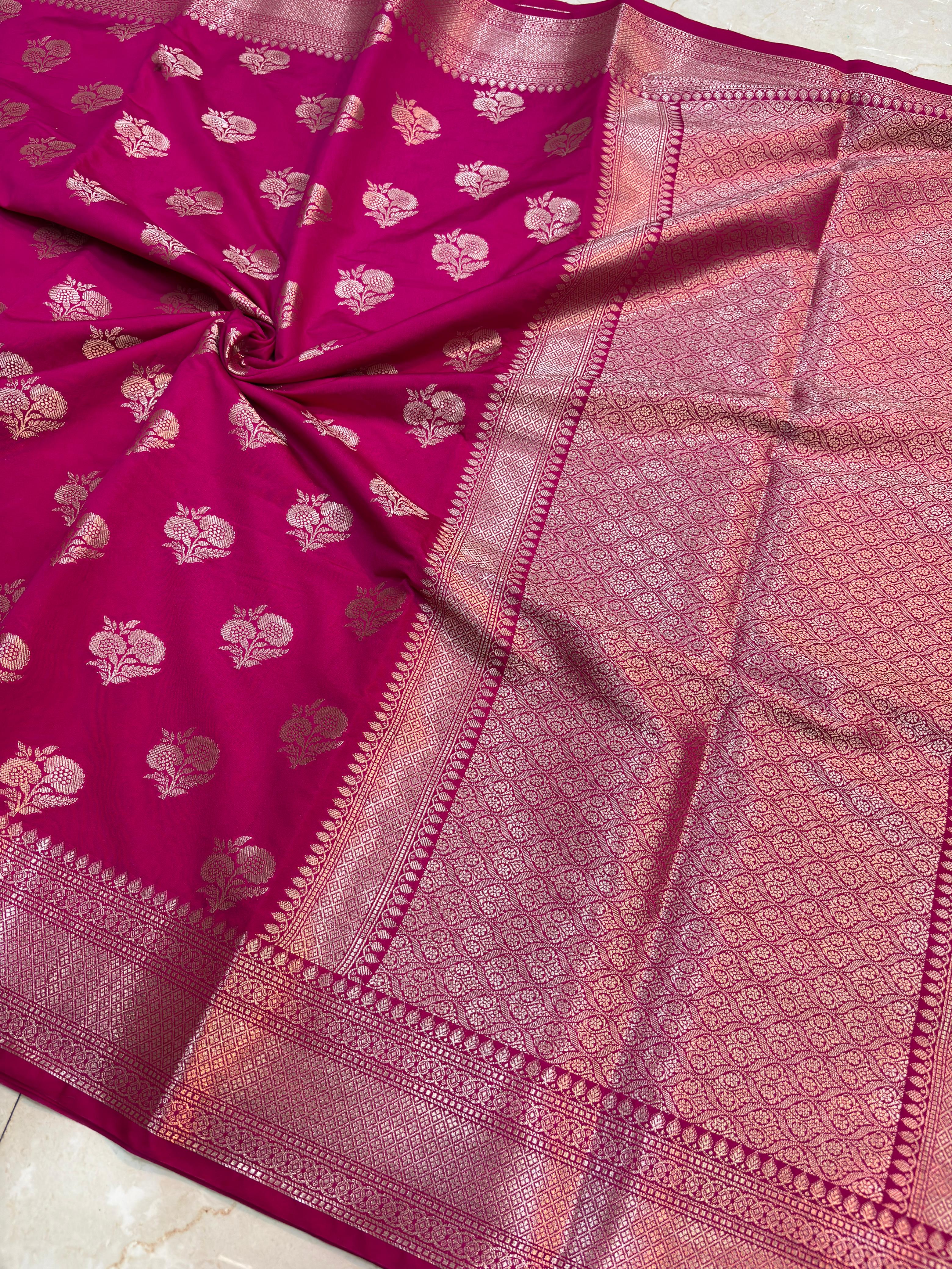 Elegant Raw Mango Silk Saree with Traditional Weaving