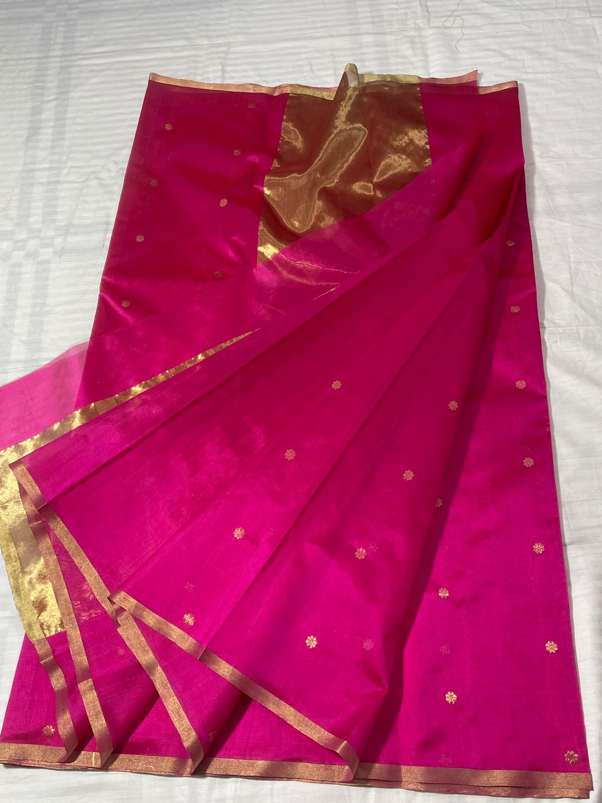 Pink Chanderi Handloom Saree – Graceful Beauty in Blush Tones