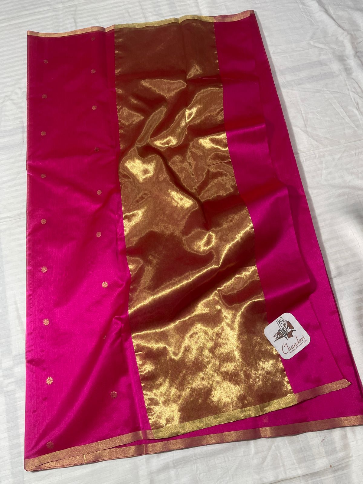 Pink Chanderi Handloom Saree – Graceful Beauty in Blush Tones