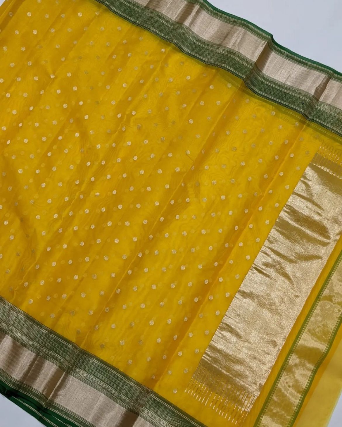 Premium Chanderi Katan Silk Saree with Heritage Detailing
