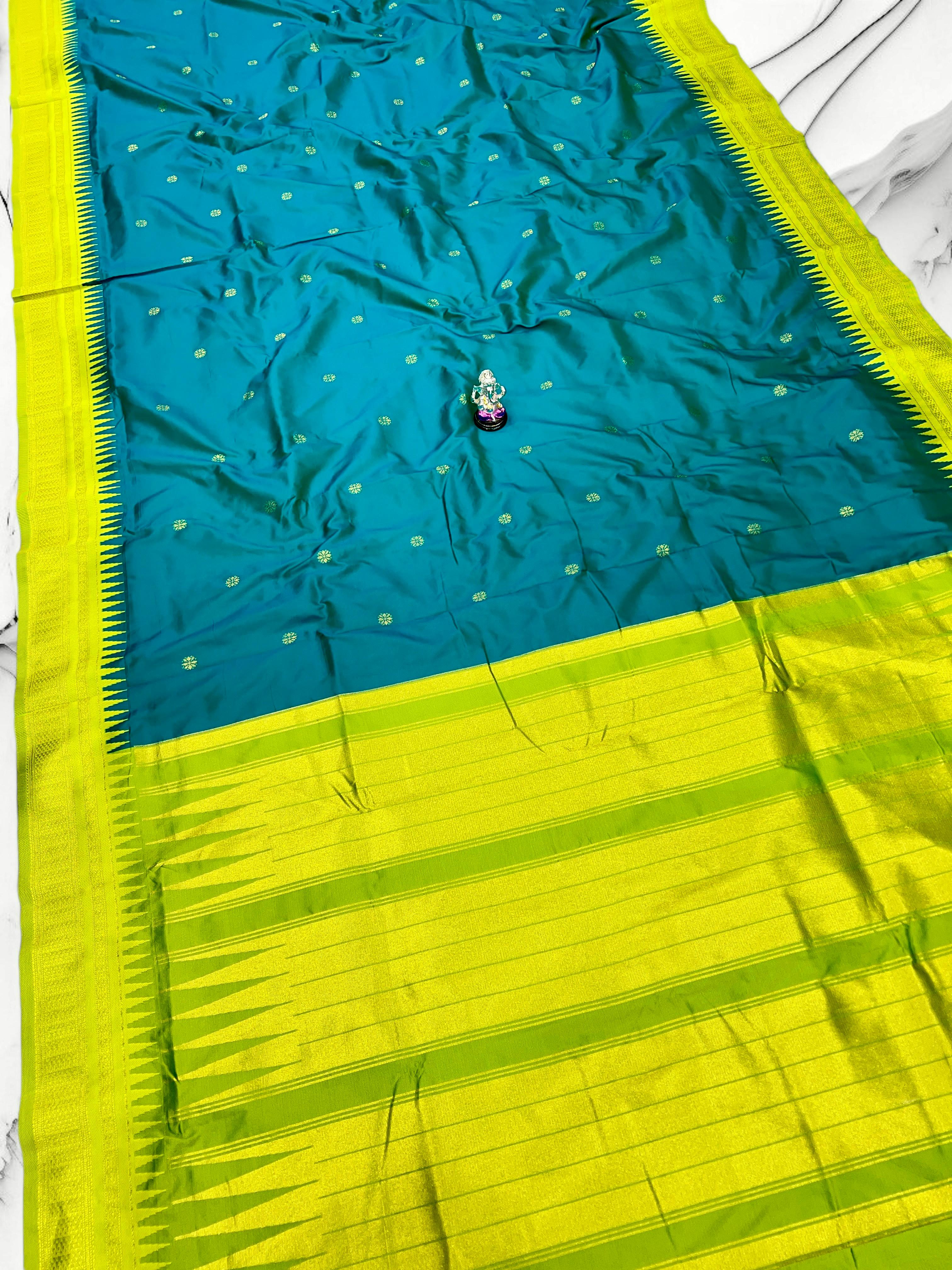 Half Silk Irkal Paithani – Grace in Every Drape