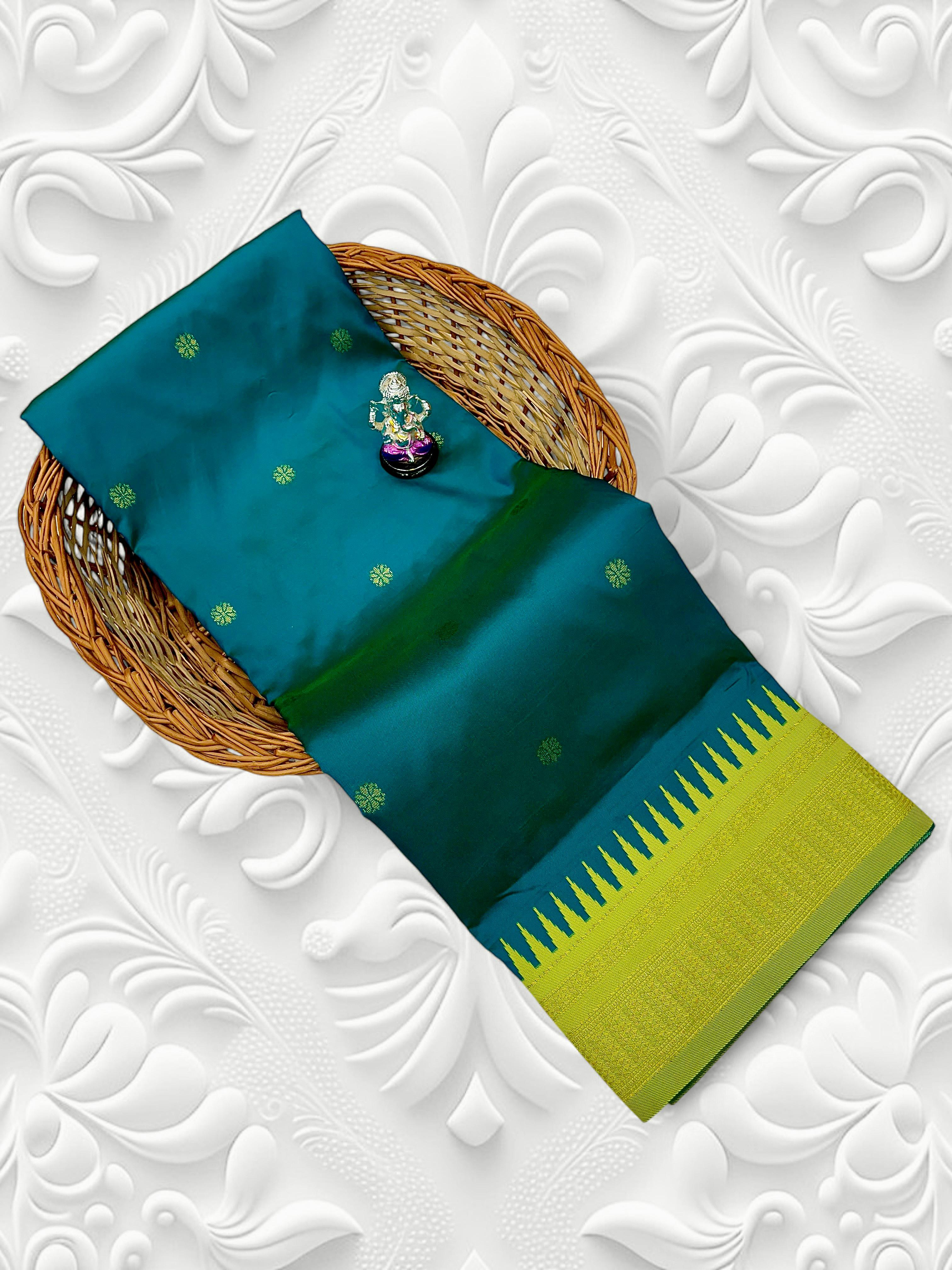 Half Silk Irkal Paithani – Grace in Every Drape