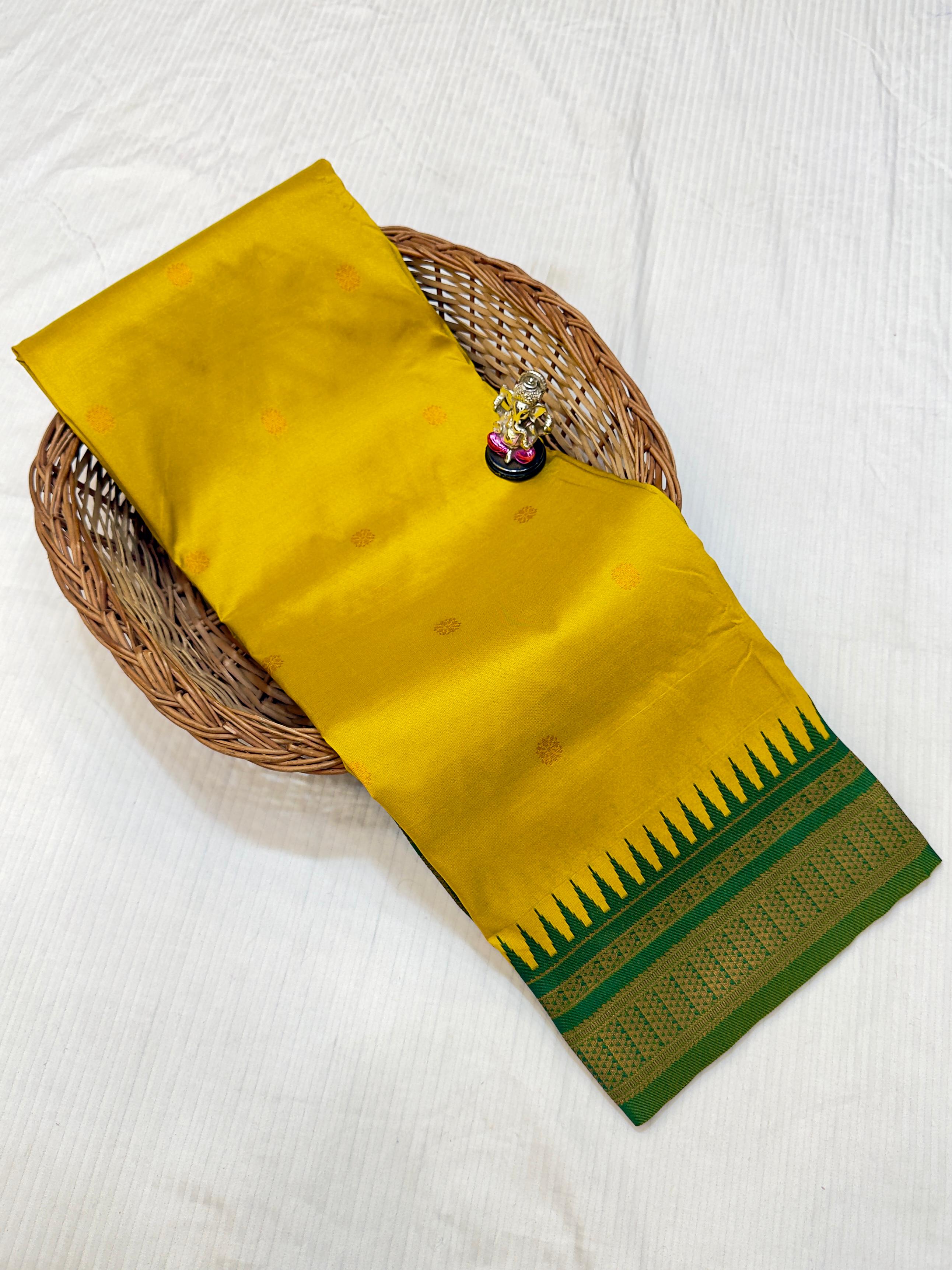 Half Silk Irkal Paithani – Elegant & Affordable