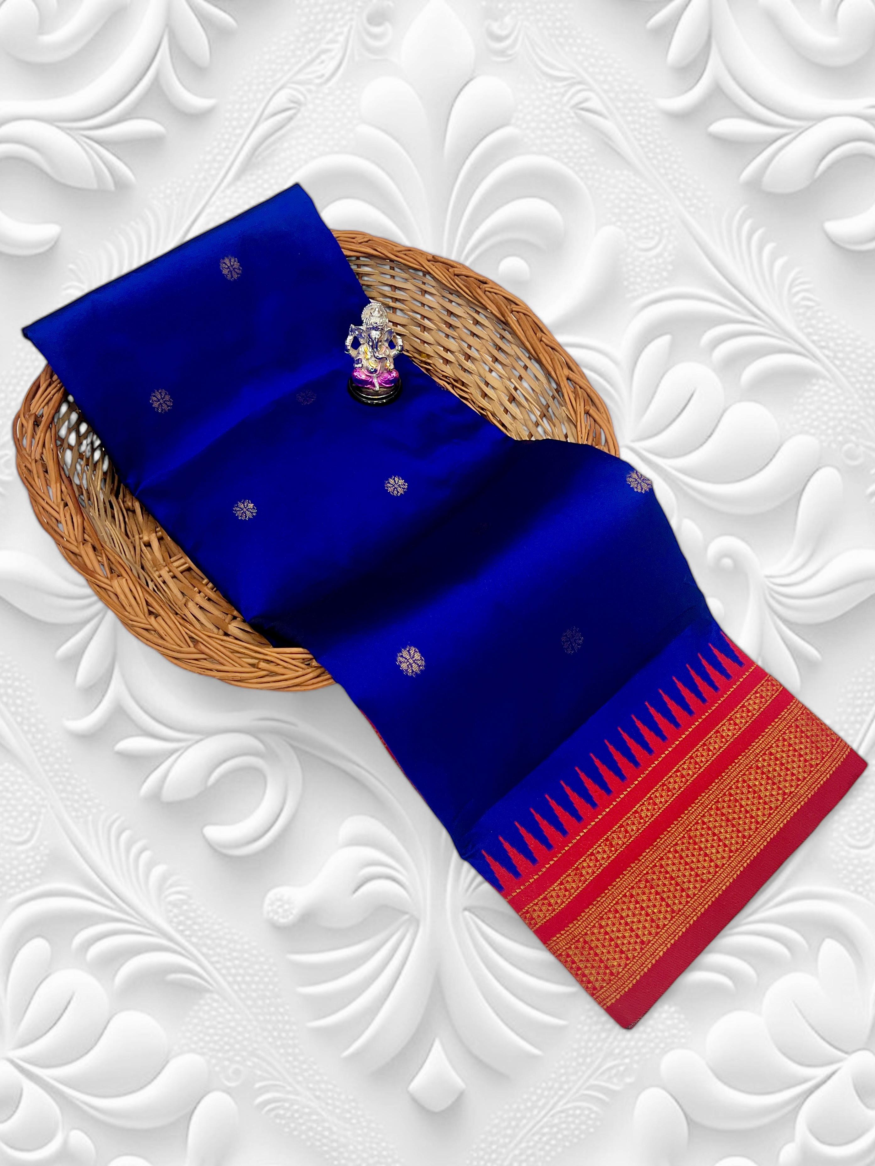 Half Silk Irkal Paithani – Elegant & Affordable