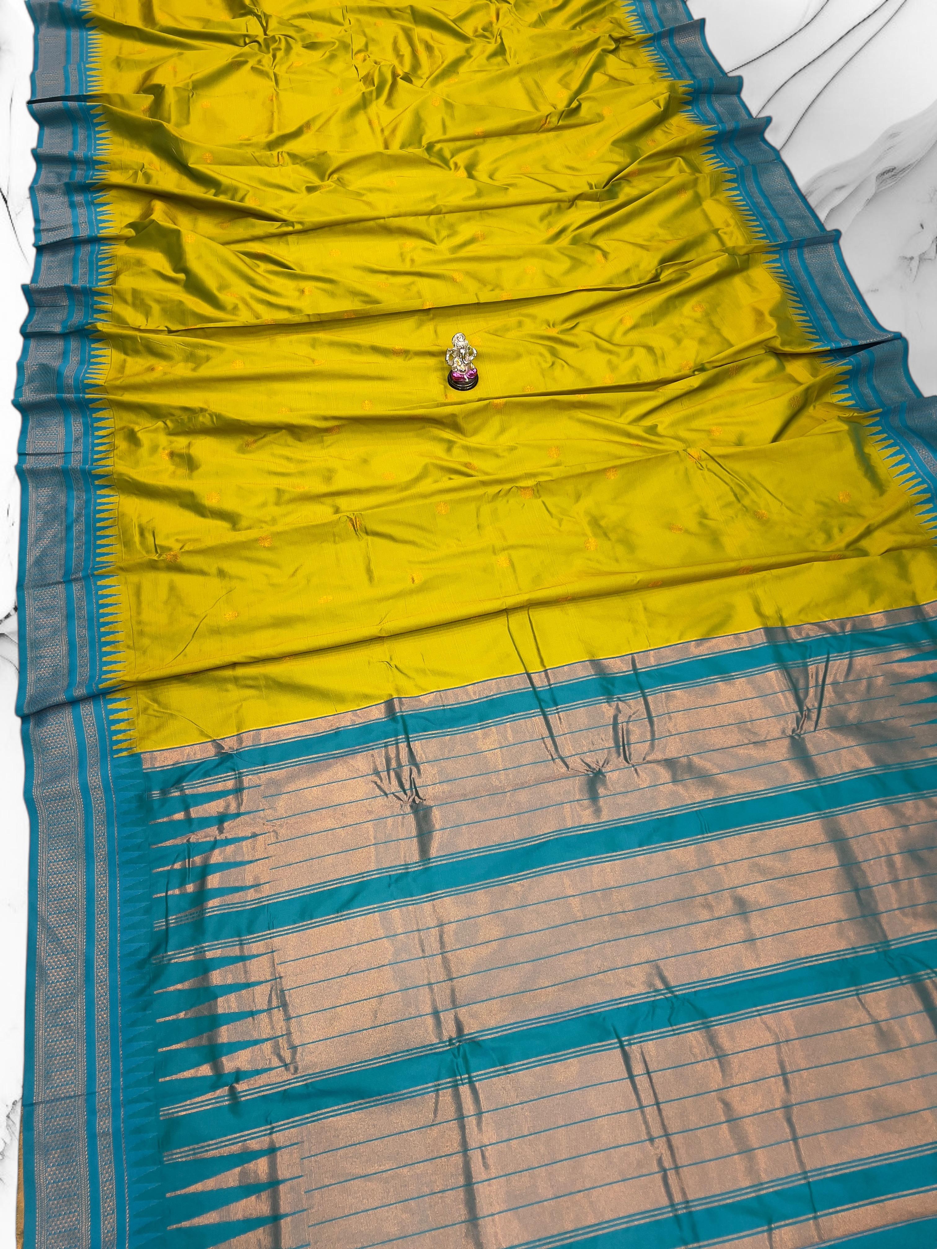 Half Silk Irkal Paithani – Grace in Every Drape