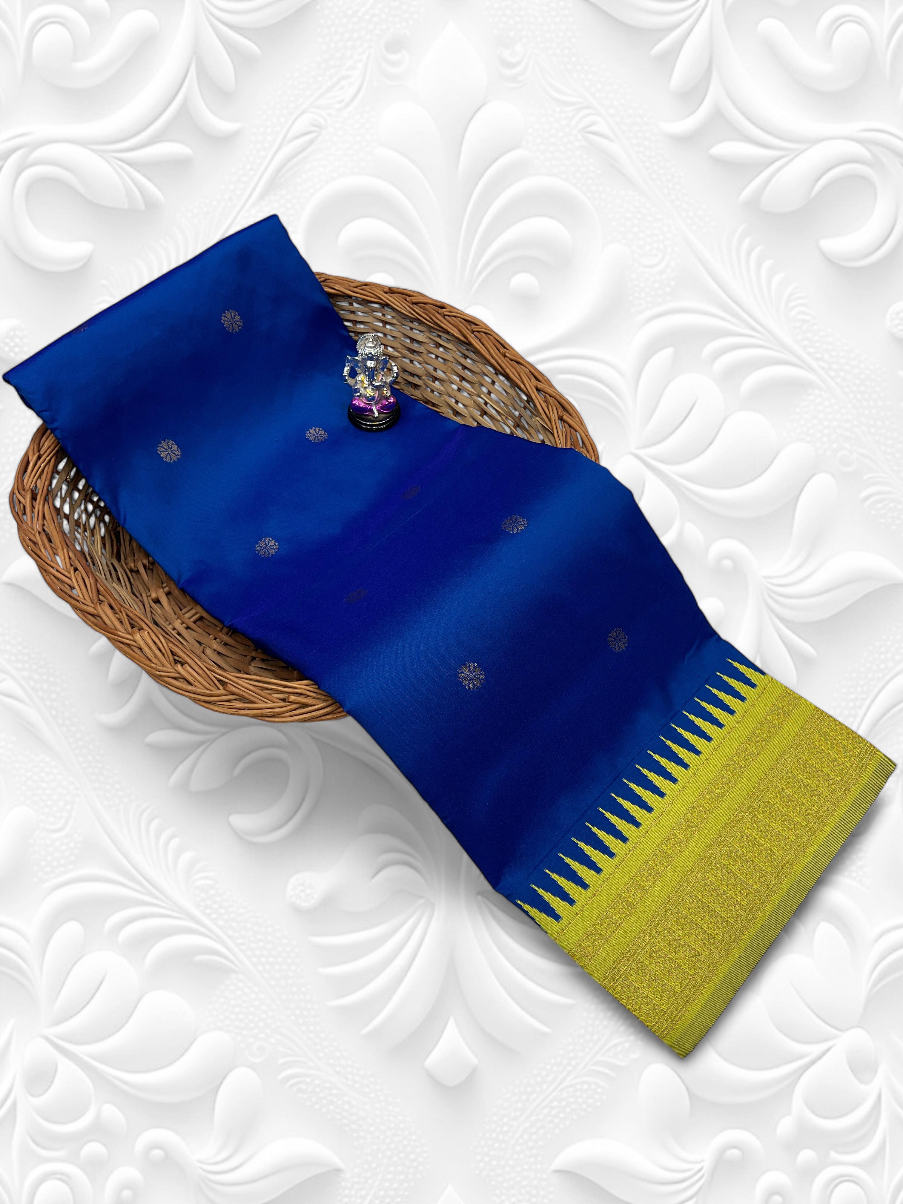 Half Silk Irkal Paithani – Grace in Every Drape