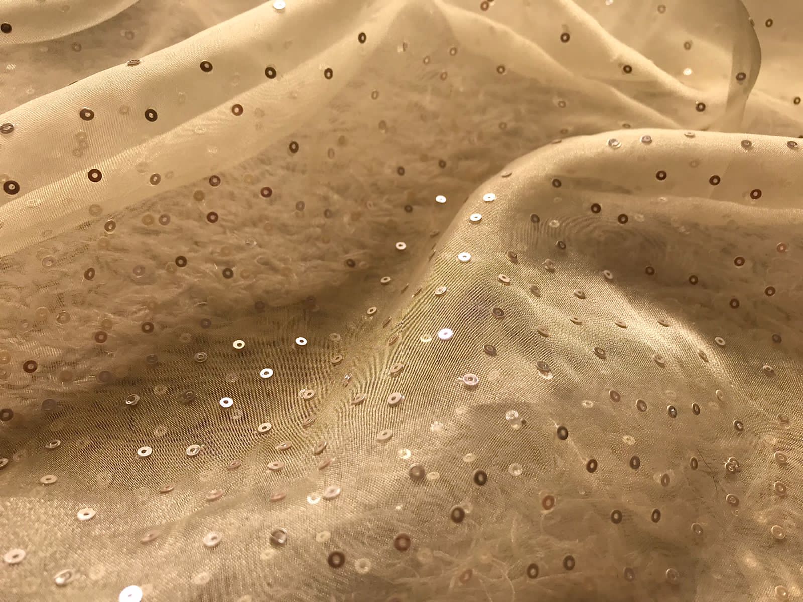 Premium Tissue Organza Silk Saree with Scalloped Pearl & Cut-Dana Handwork”