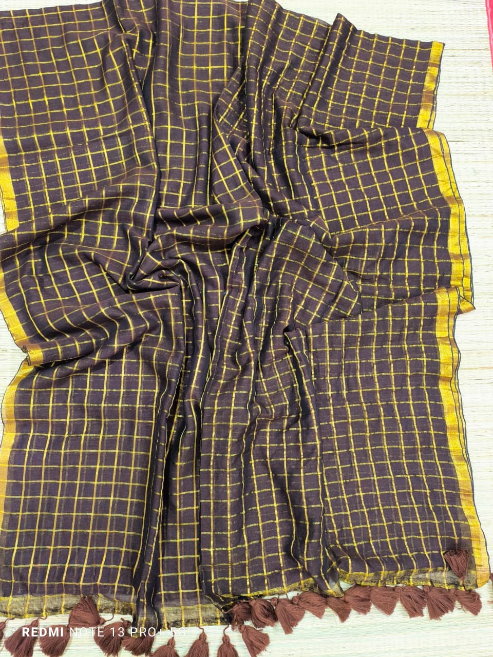 Elegant Office Wear – Pure 120 Count Mul Cotton Saree