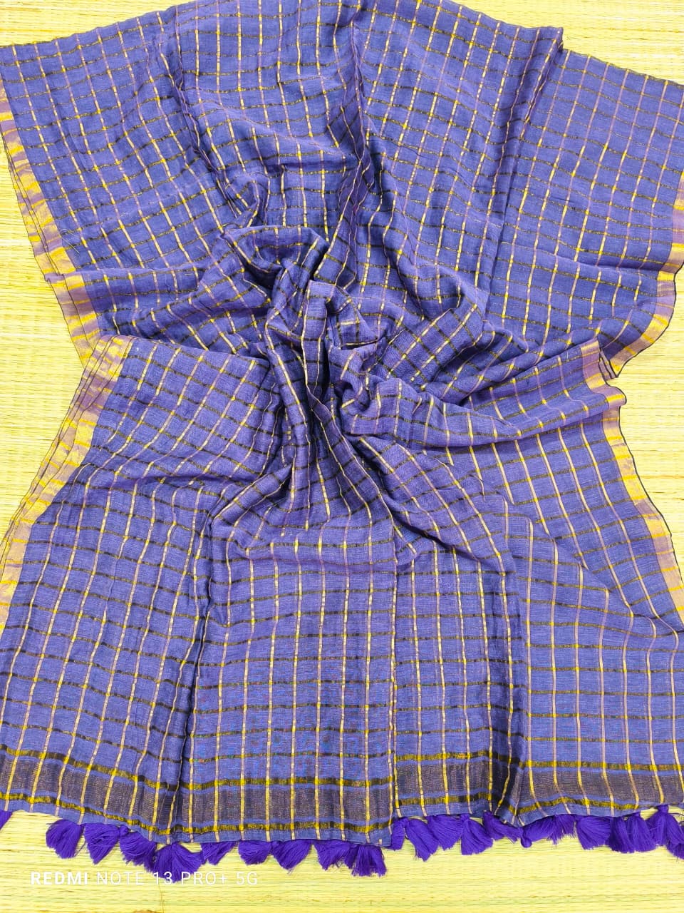 Elegant Office Wear – Pure 120 Count Mul Cotton Saree