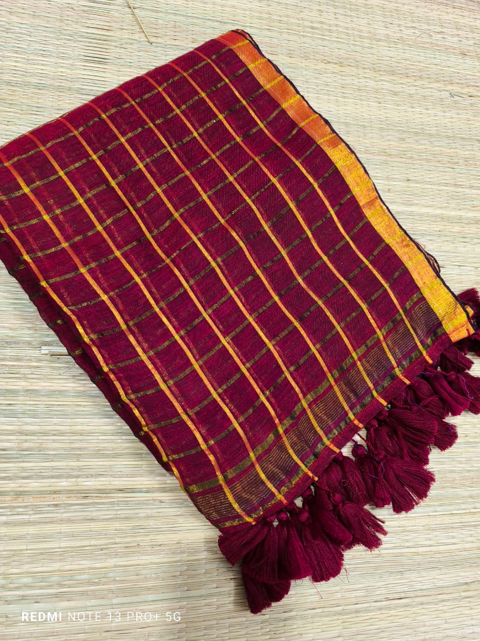 Elegant Office Wear – Pure 120 Count Mul Cotton Saree