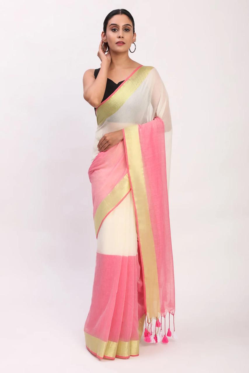Pure Mul Cotton Saree – Self Body Care Inspired Premium Collection