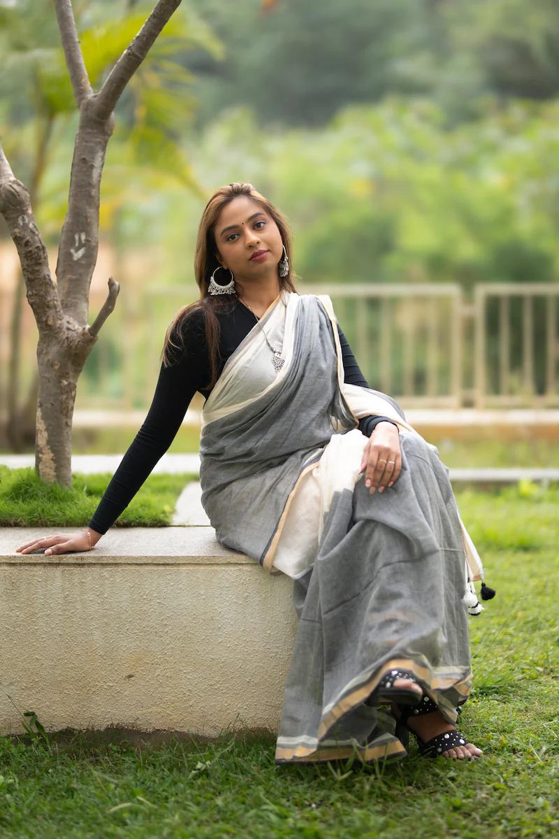 Pure Mul Cotton Saree – Self Body Care Inspired Premium Collection